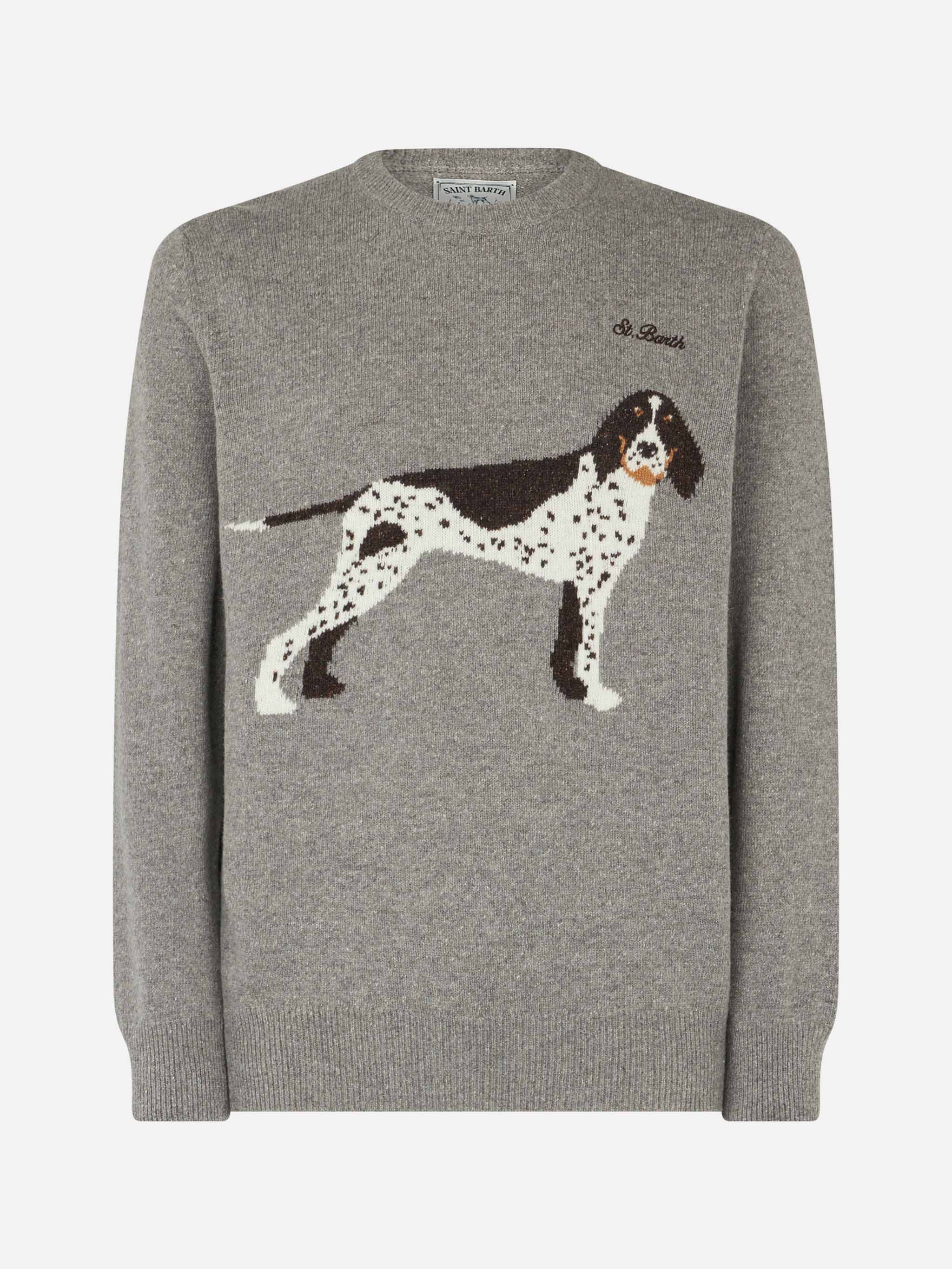 mc2-saint-barth-maglia-heron-uomo-in-filato-donegal-misto-lana-grigio-jacquard-c image 4