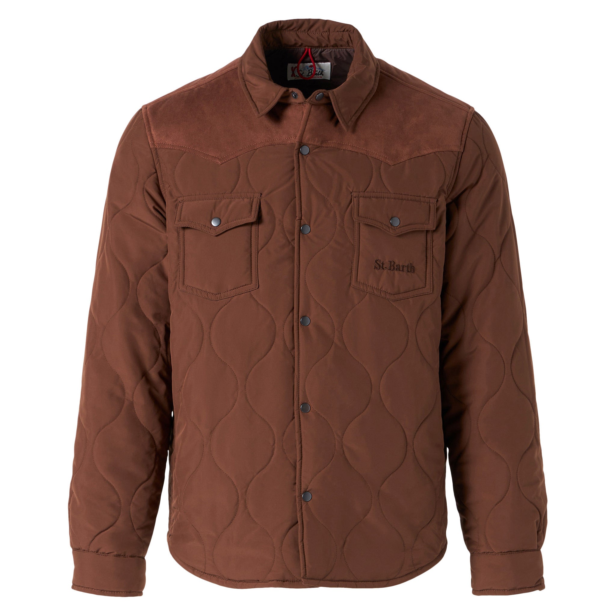 mc2-saint-barth-giacca-chalet-tex-uomo-marrone-effetto-suede image 5