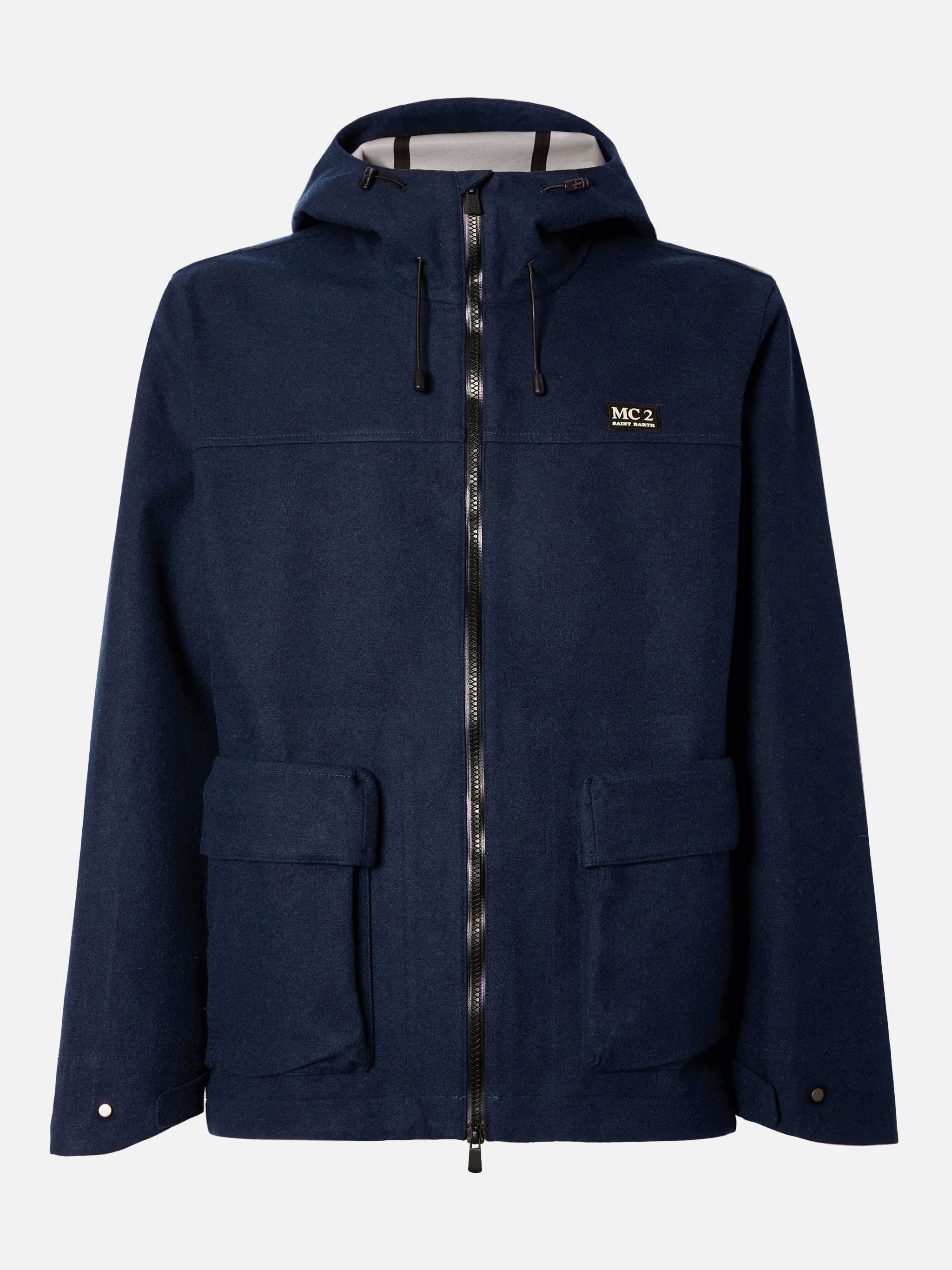 mc2-saint-barth-giacca-a-vento-kauris-blu-navy-con-cappuccio image 6