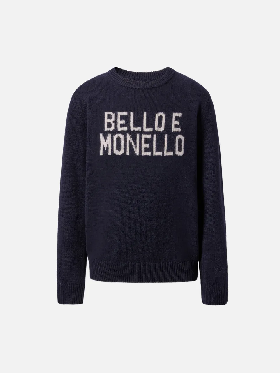mc2-saint-barth-douglas-maglione-girocollo-bambino-blu-navy-bello-e-monello image 1