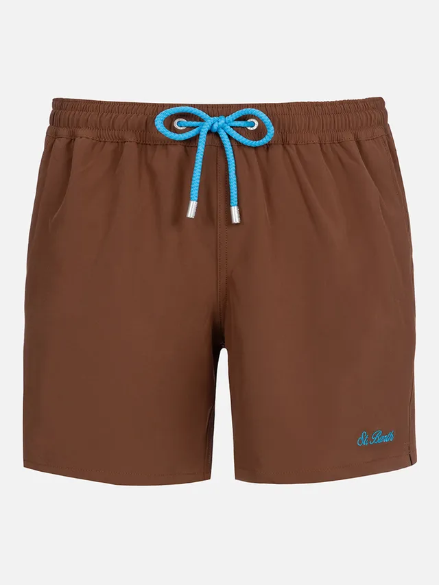 mc2-saint-barth-comfort-costume-mare-uomo-marrone-relaxed-bermuda image 1