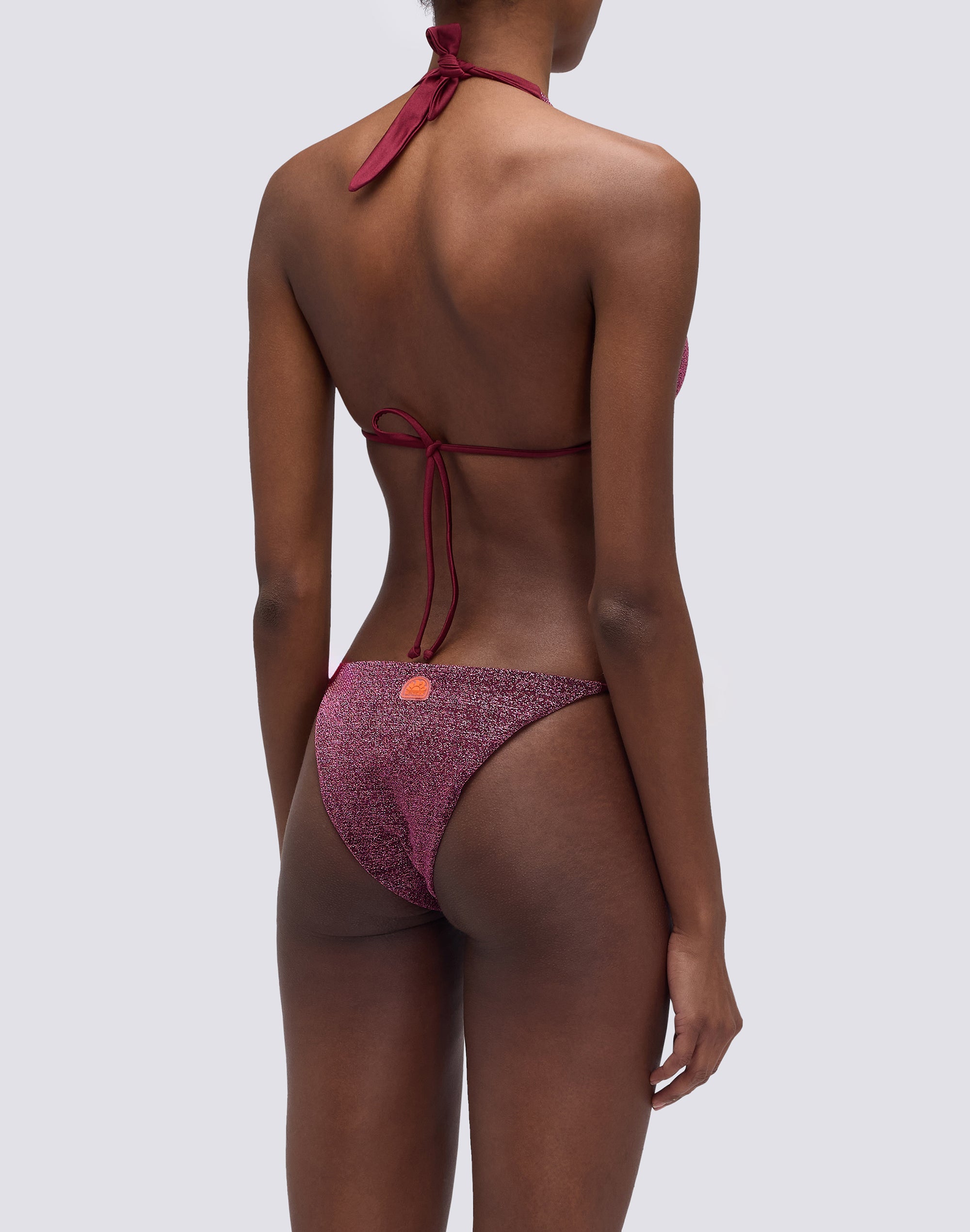sundek-w376ktl6100-top-triangolo-americano-donna-in-lurex image 2