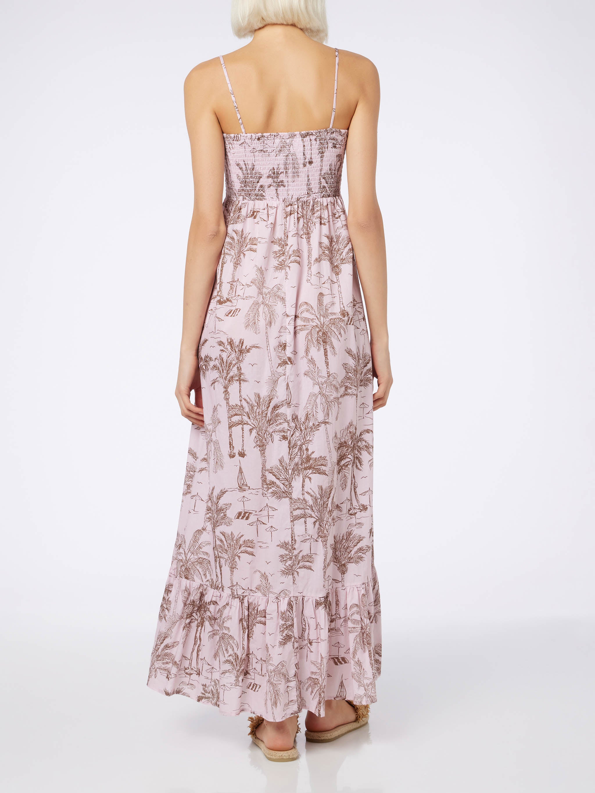 mc2-saint-barth-abito-jemma-donna-in-cotone-rosa-toile-de-jouy image 2