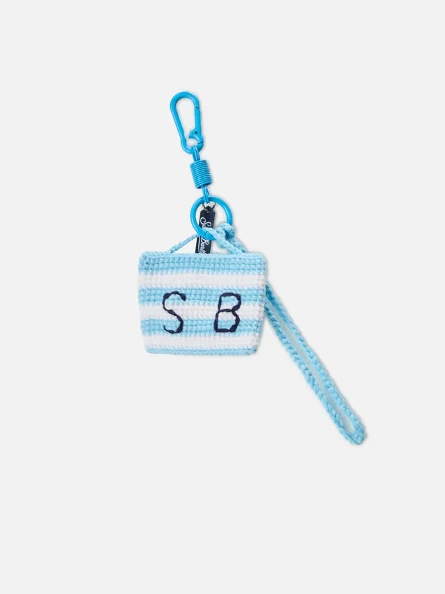 mc2-saint-barth-keyr002-funny-charm-da-borsa-con-borsetta-crochet-azzurra image 1