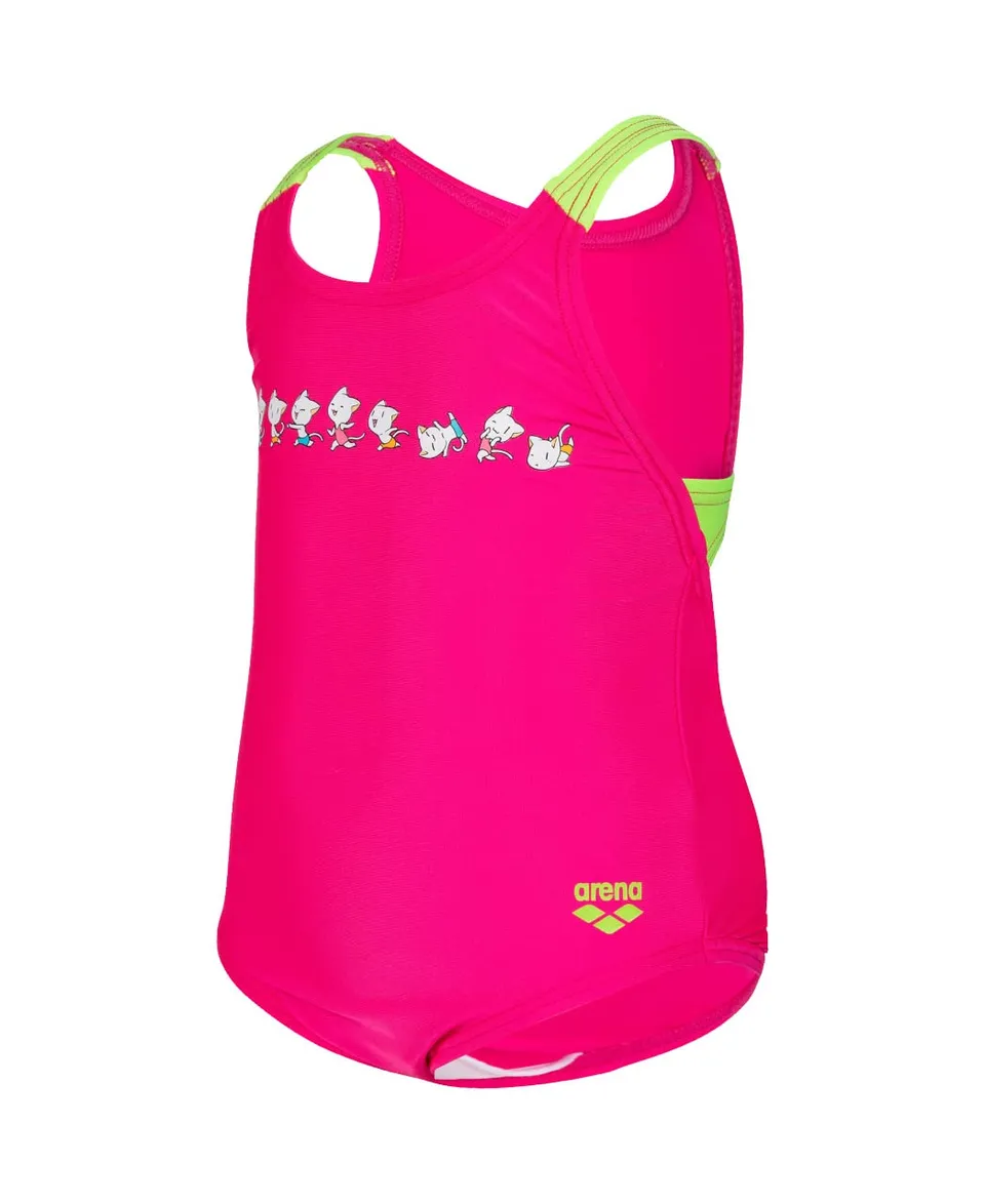 arena-kids-girl-s-friends-swim-pro-back-intero-bambine-e-ragazze image 1