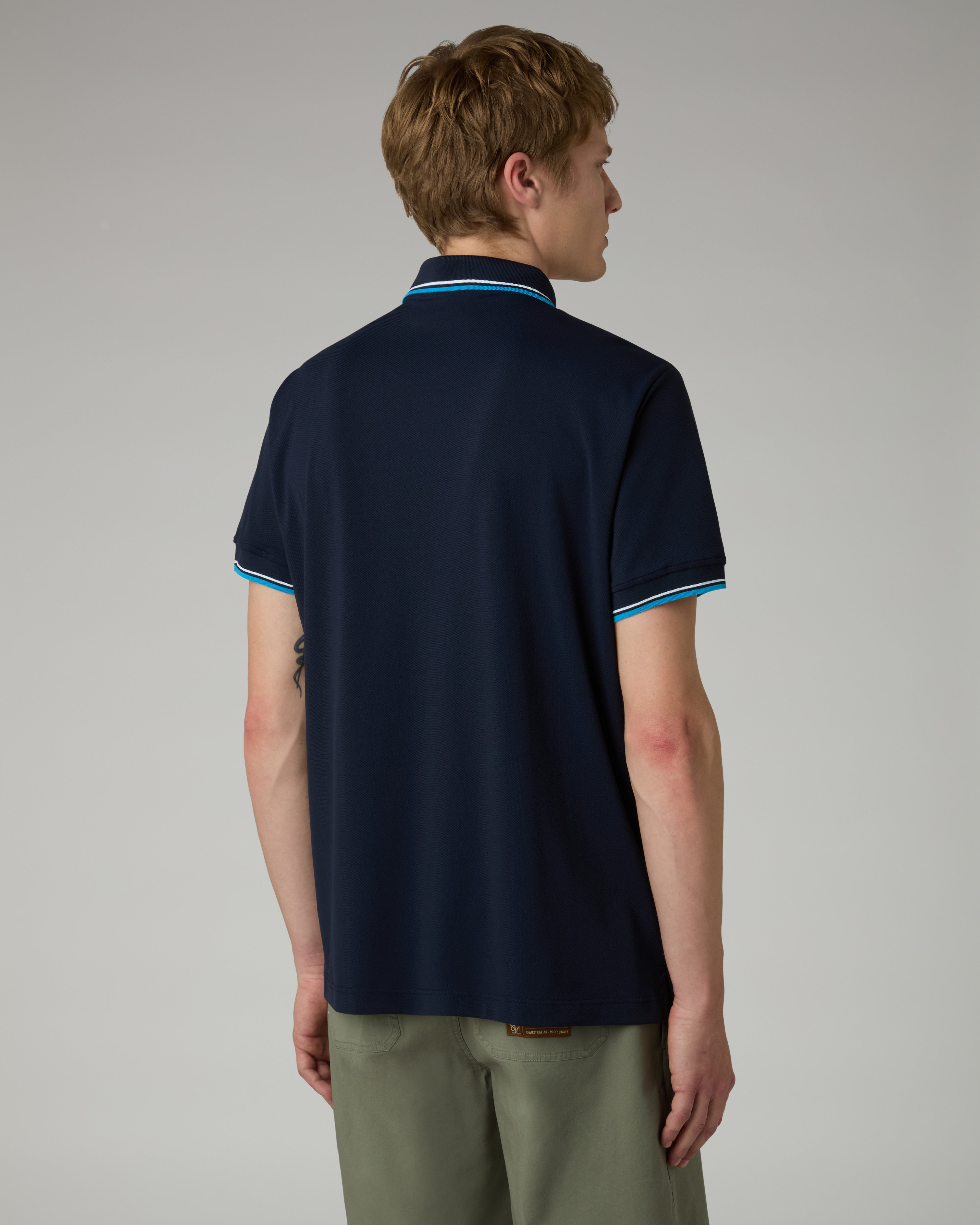 australian-2-stripes-polo-shirt-in-piquet-tecnico-regular-fit image 3