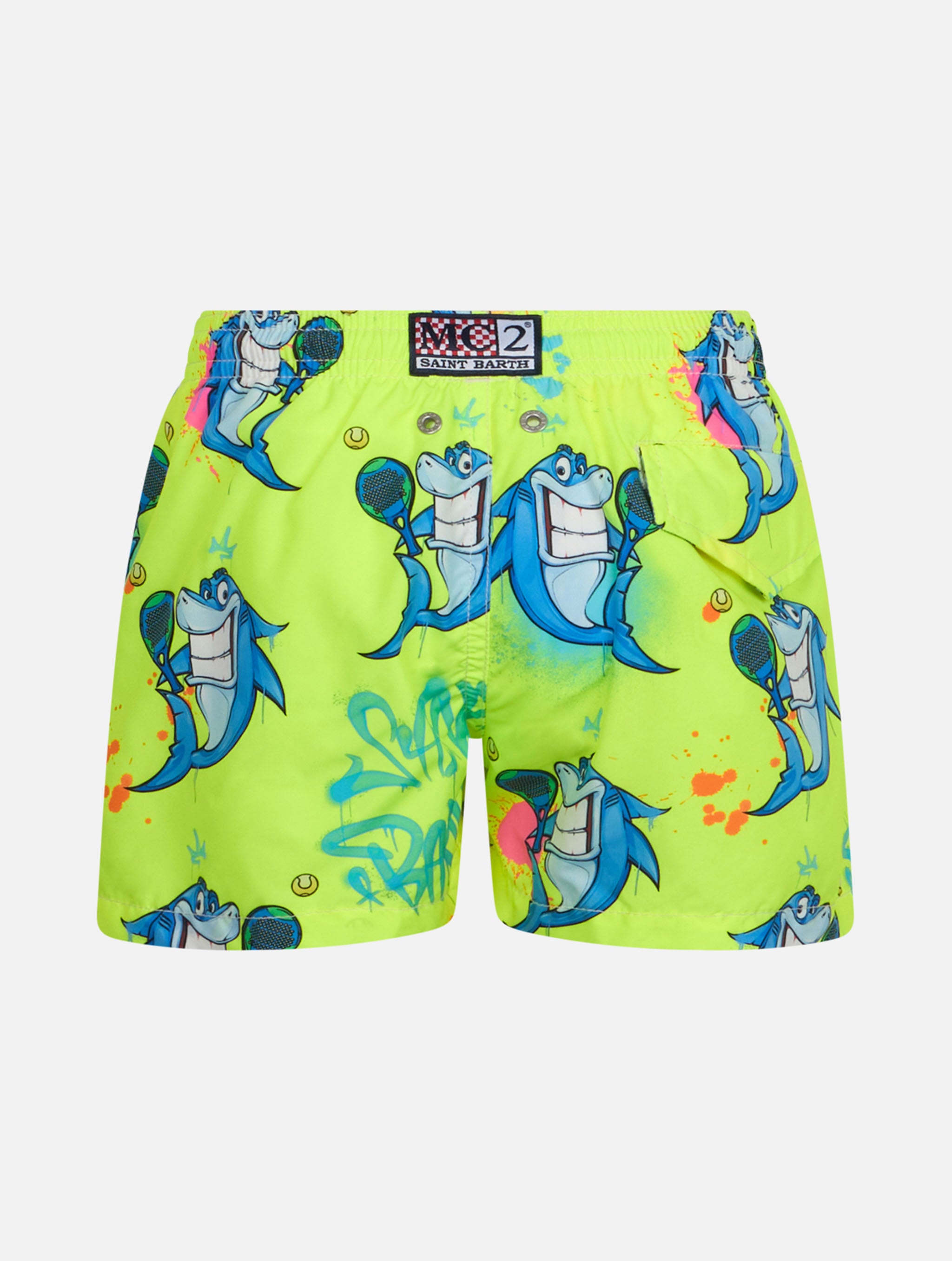 mc2-saint-barth-costume-jean-lighting-bambino-cripto-squalo-cryptopuppets-fluo image 2