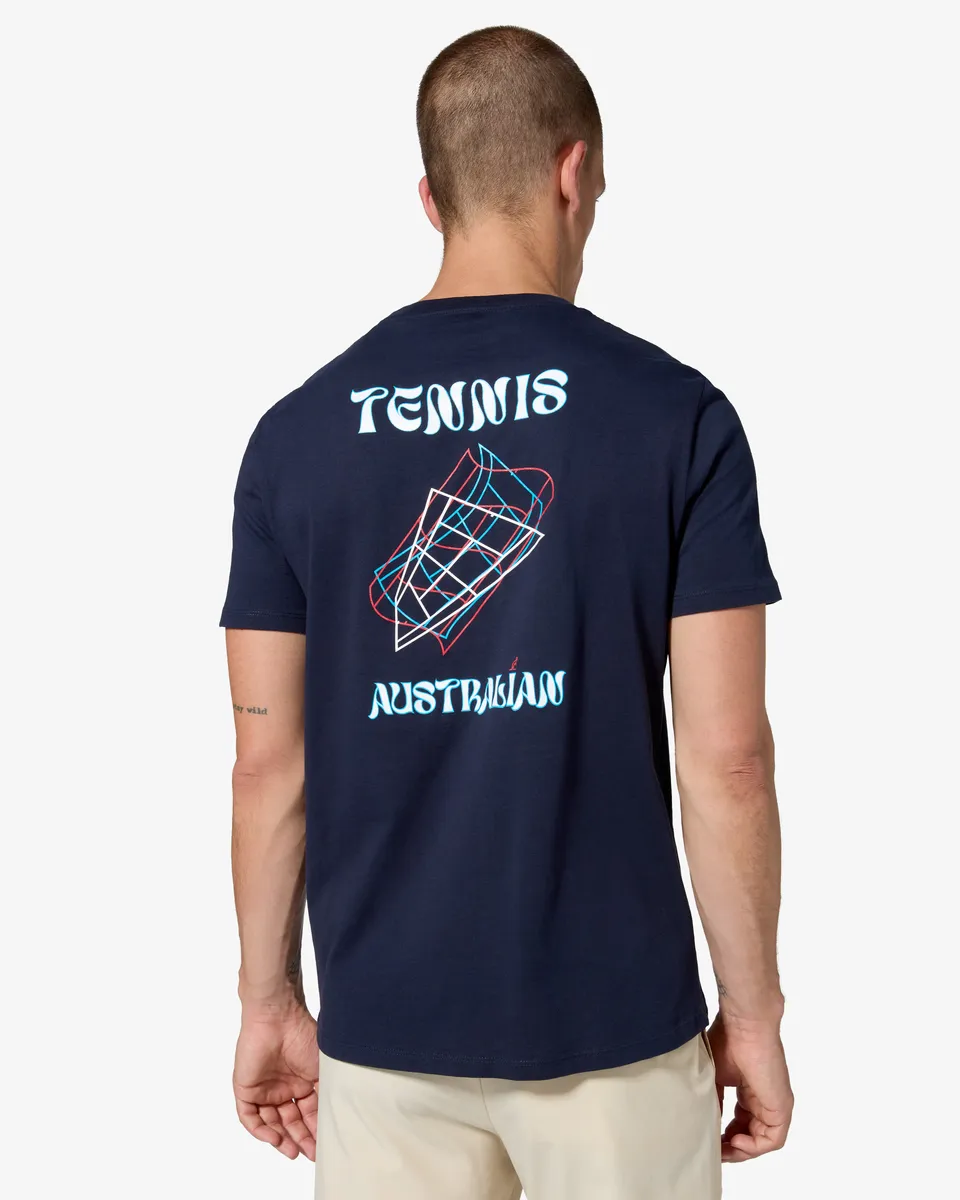 australian-prospect-court-t-shirt-t-shirt-cotone-blu-navy image 1