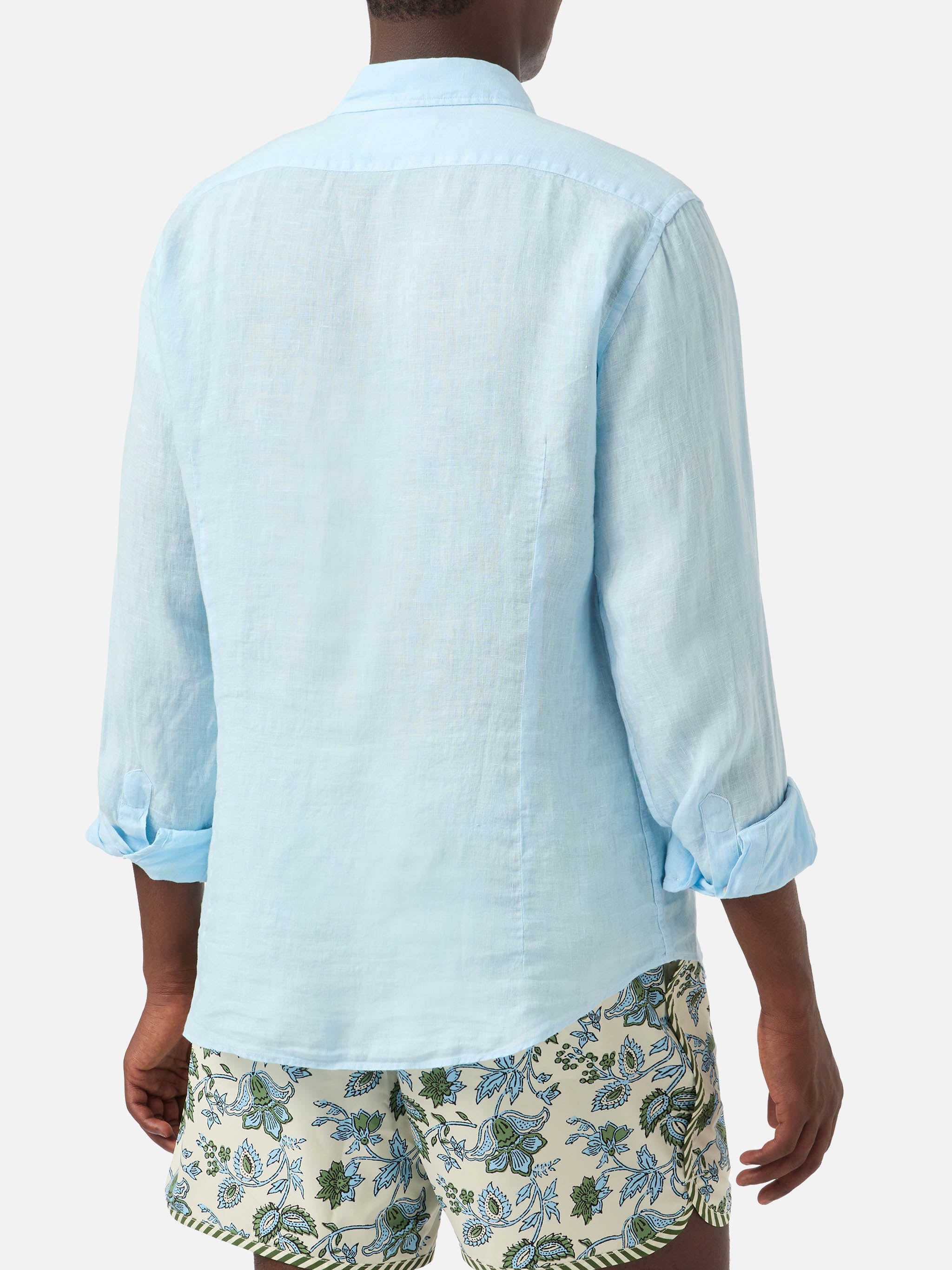 mc2-saint-barth-camicia-pamplona-in-puro-lino-azzurra-uomo image 3