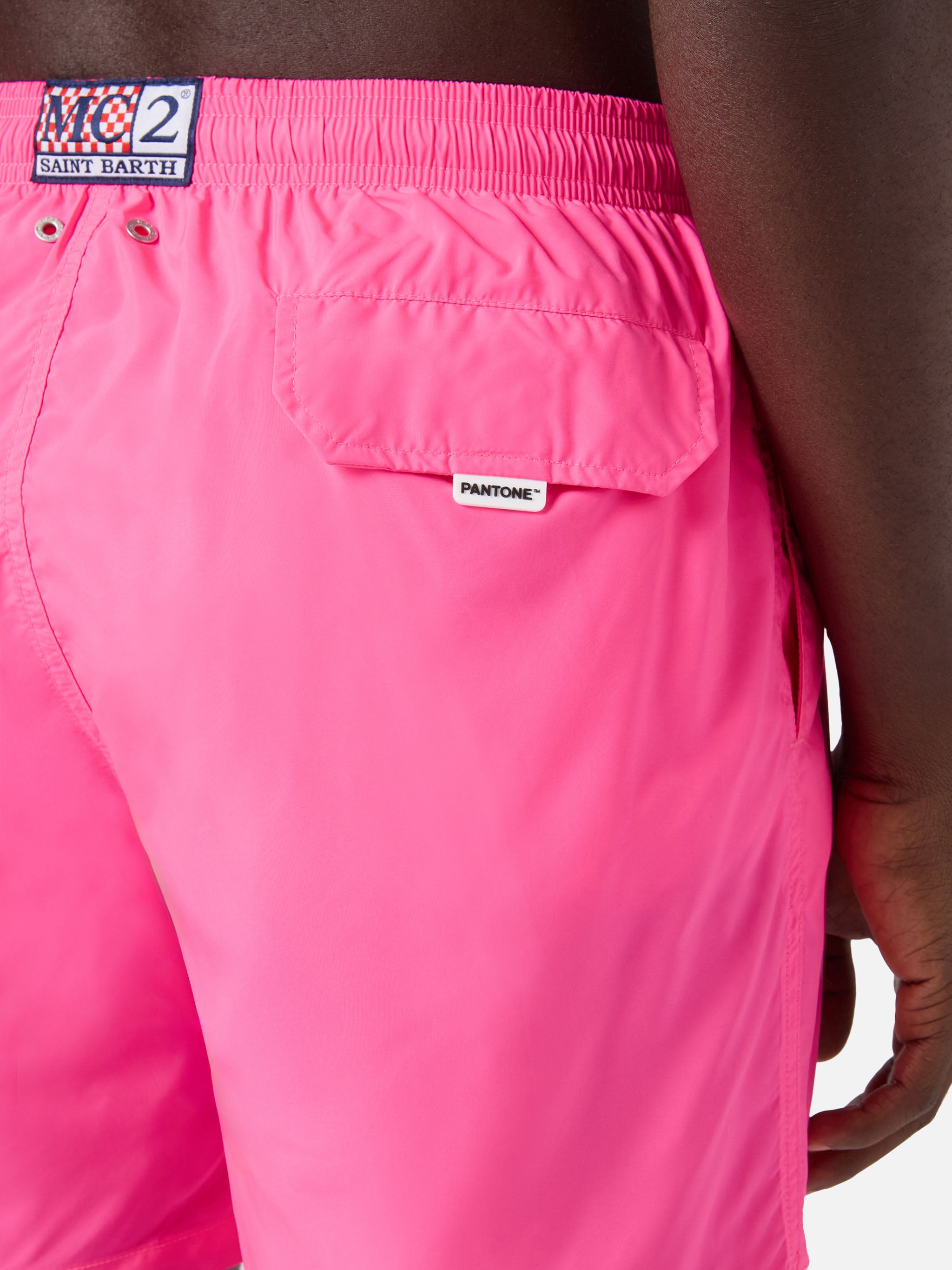 costume-da-bagno-uomo-mc2-saint-barth-lighting-pantone-rosa-fluo-tinta-unita-spe image 6