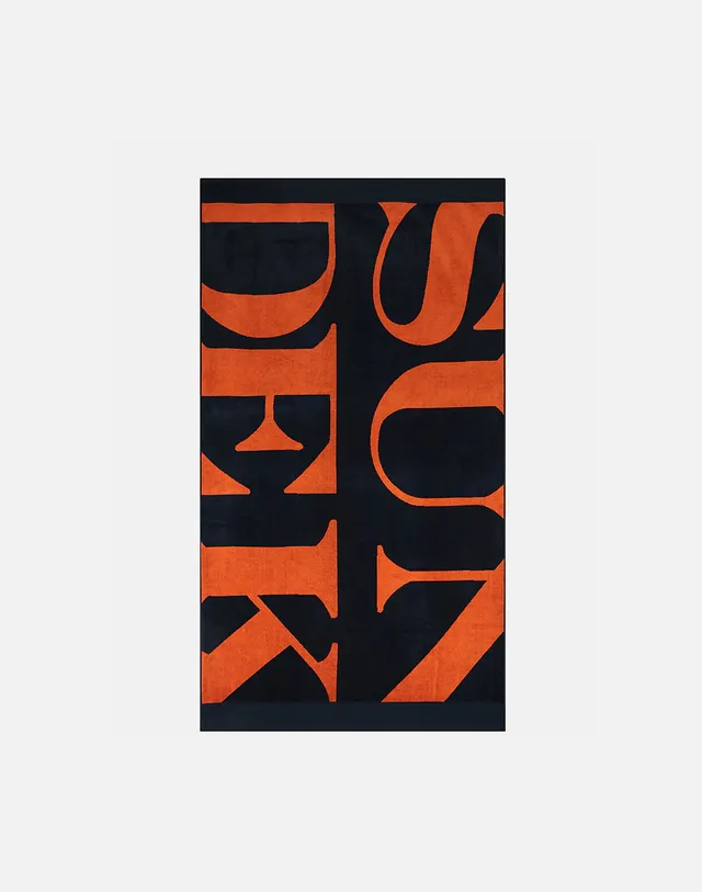 sundek-telo-mare-in-spugna-jacquard-con-maxi-logo-a-contrasto image 1