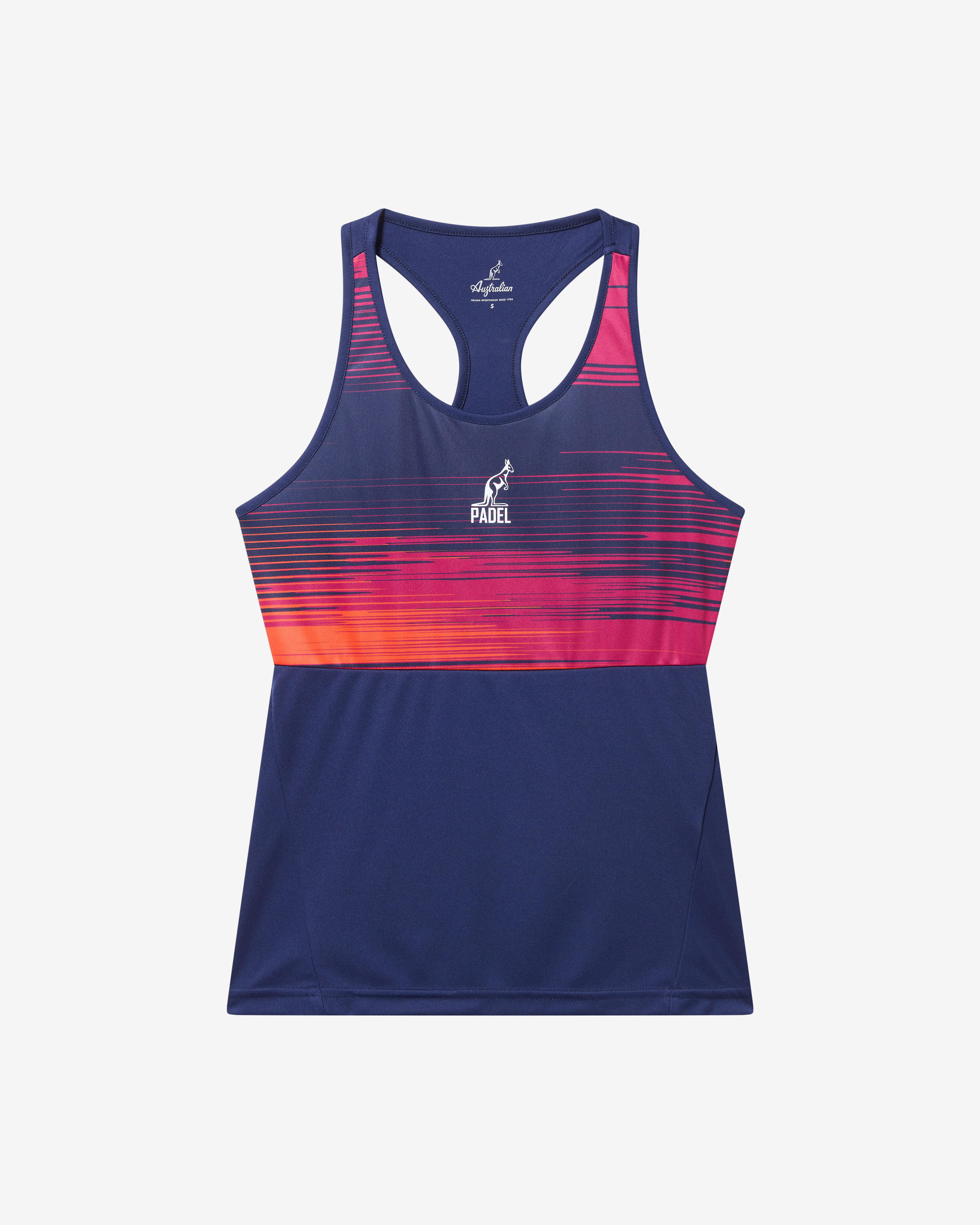 australian-gradient-lines-tank-top-canotta-padel-ace-blu-cosmo image 6