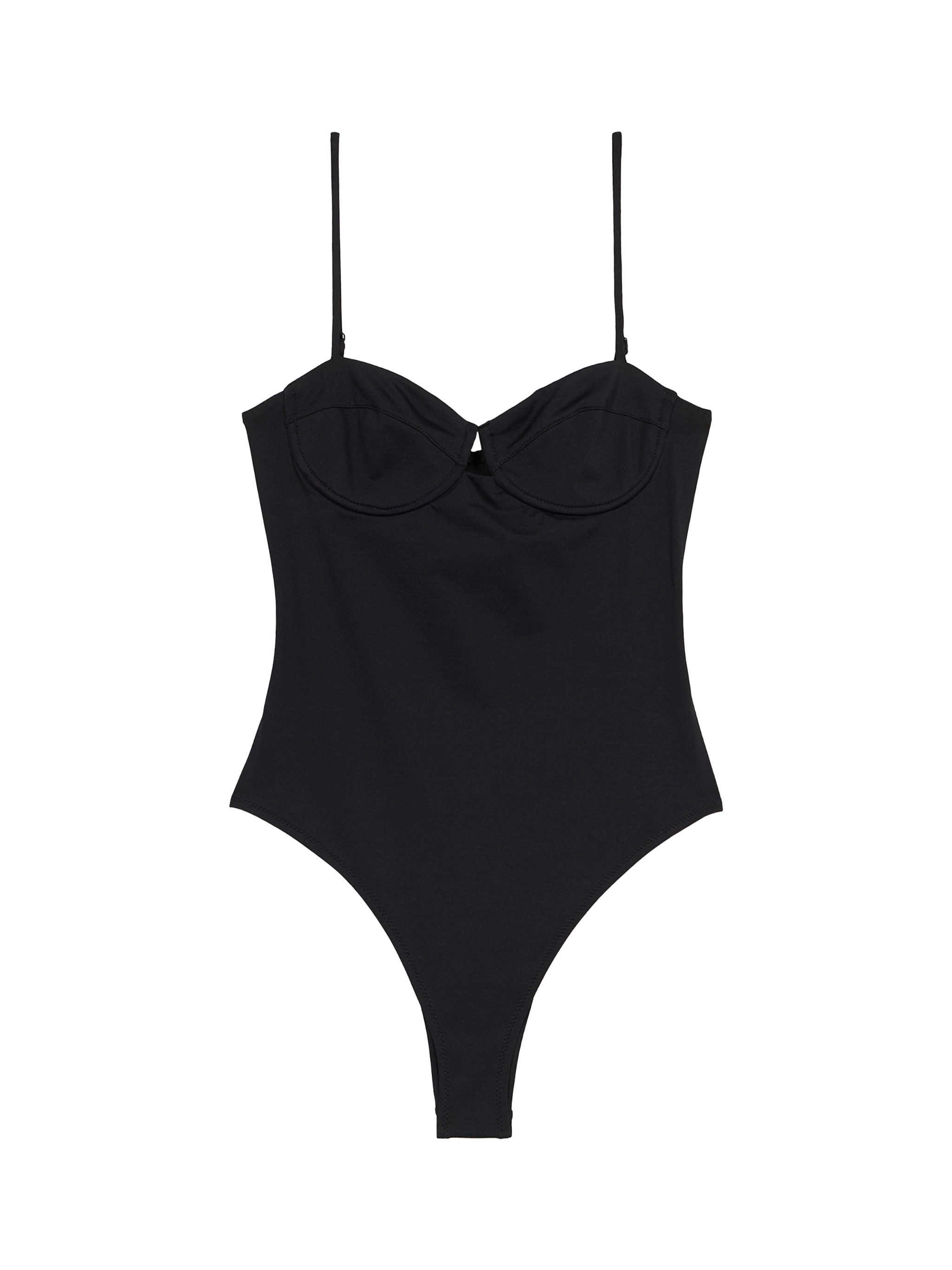 mc2-saint-barth-medea-mede002-costume-intero-donna-nero-con-ferretto image 1