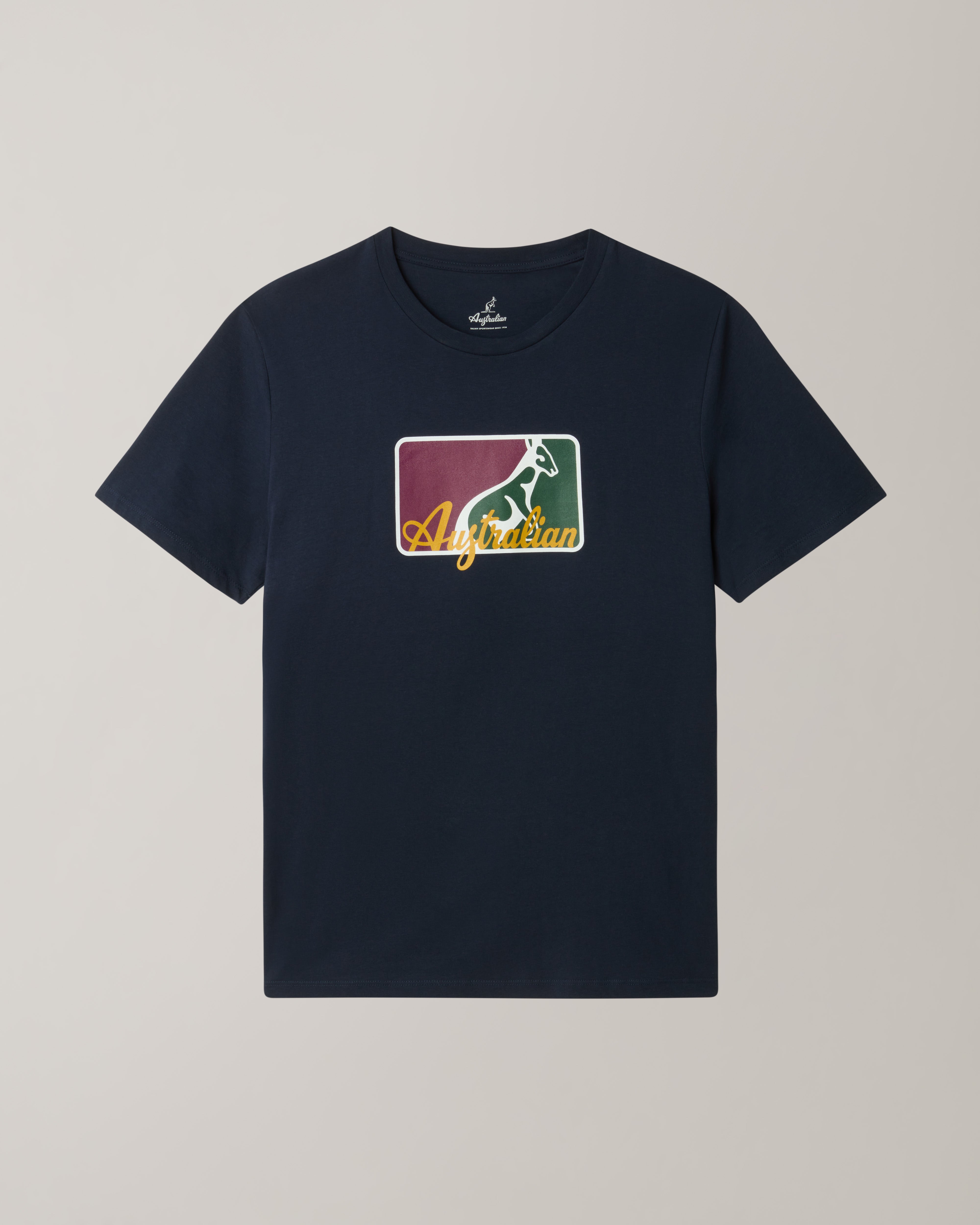 australian-league-cotton-t-shirt-maglia-in-cotone-regular-blu image 5