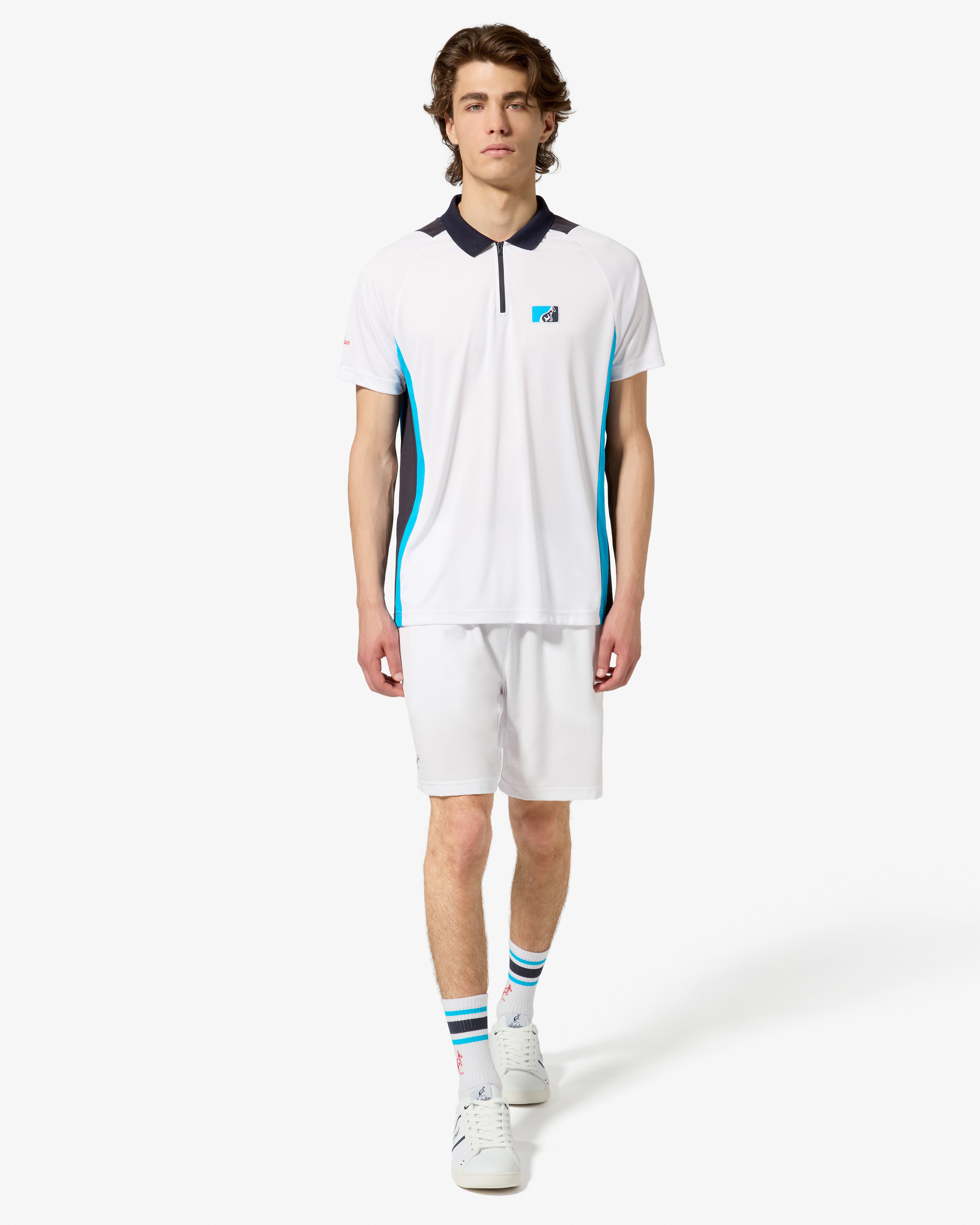australian-league-polo-shirt-polo-tennis-bianca-traspirante image 2