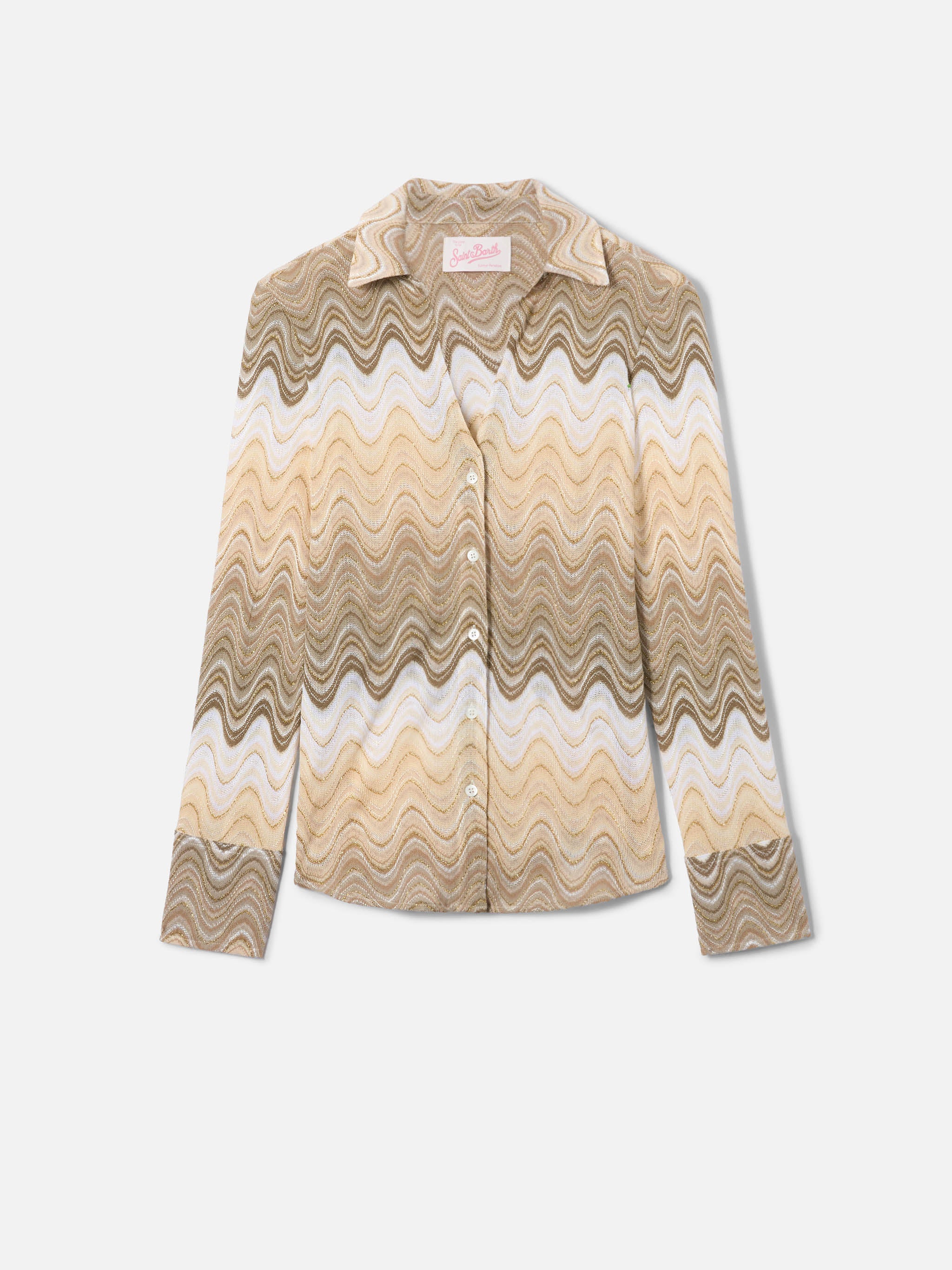camicia-joys-mc2-saint-barth-in-raschel-degrad-con-motivo-a-onde image 5