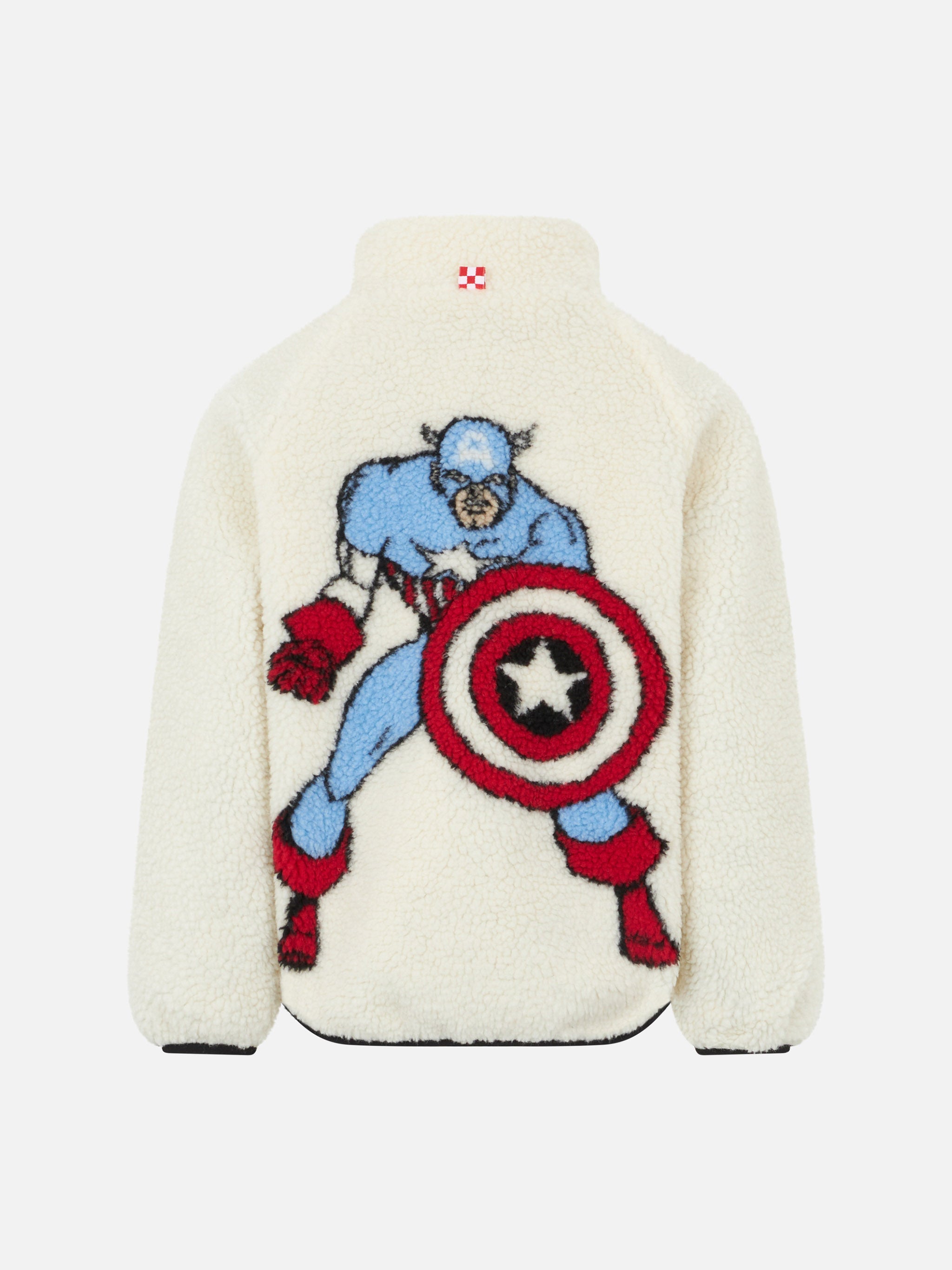 mc2-saint-barth-giacca-sherpa-bambino-capitan-america-edizione-speciale-marvel-b image 1