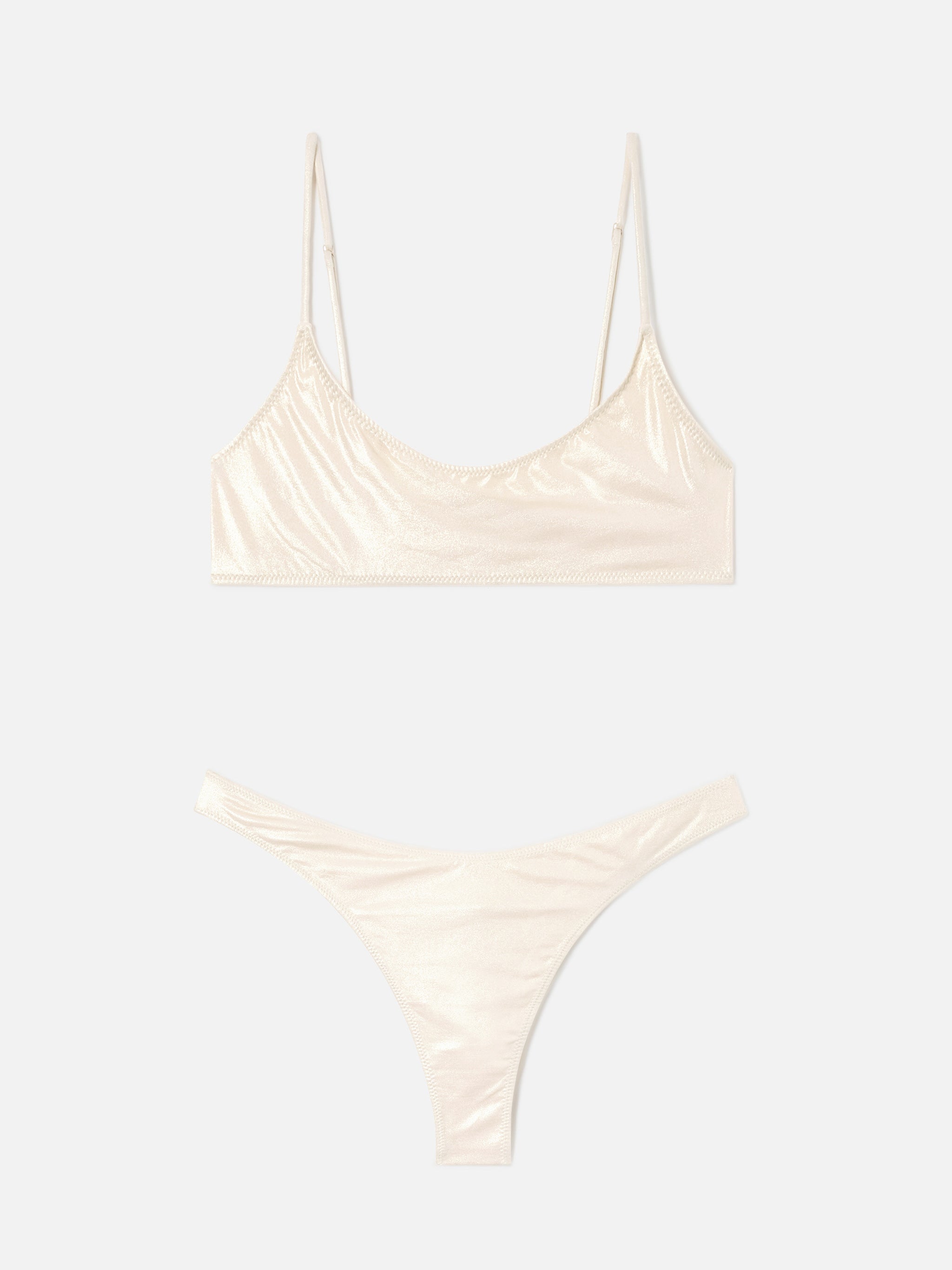 mc2-saint-barth-sadie-naomi-bikini-donna-bralette-laminato-oro-slip-cheeky image 1