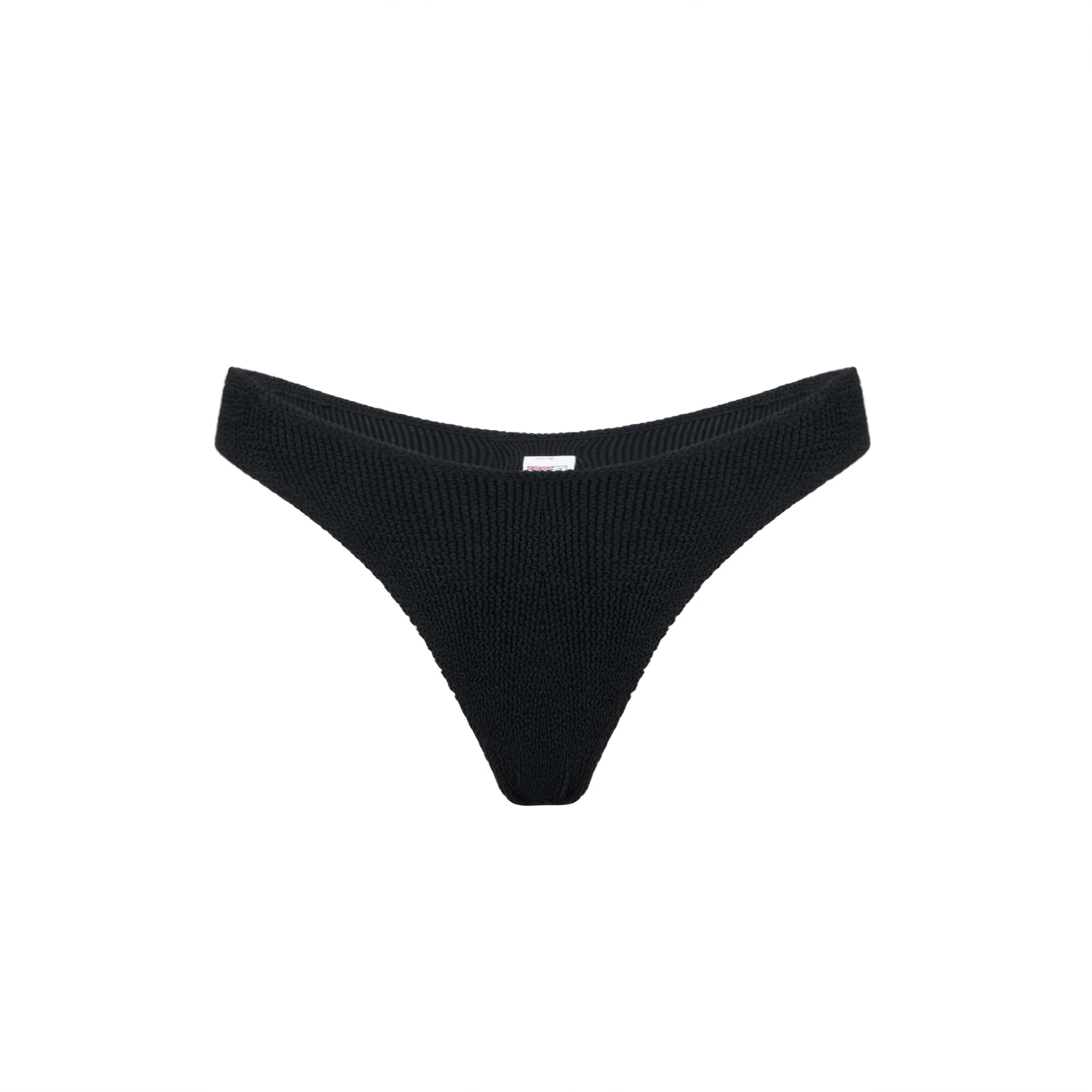 slip-da-bagno-mc2-saint-barth-elise-in-tessuto-crinkle-nero image 2