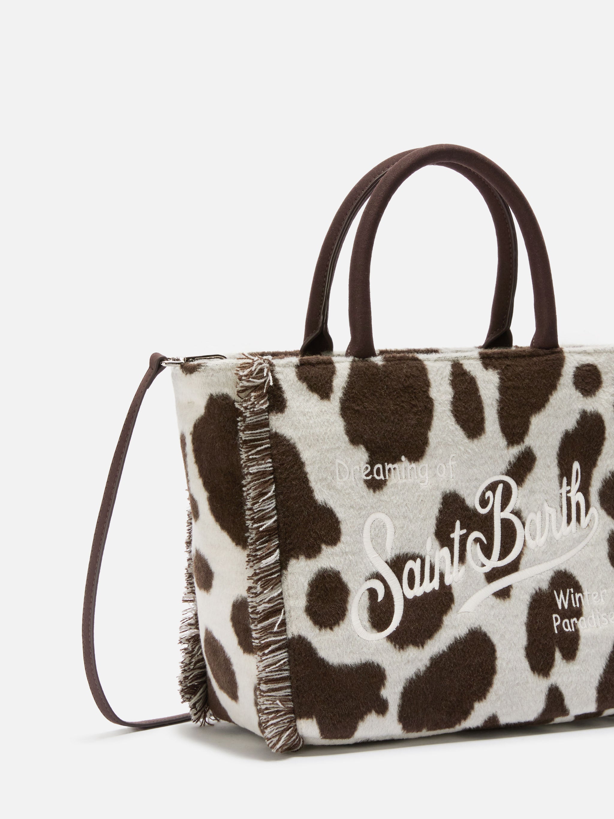 mc2-saint-barth-borsa-colette-felt-stampa-cow-borsa-donna-in-tessuto-con-tracoll image 3