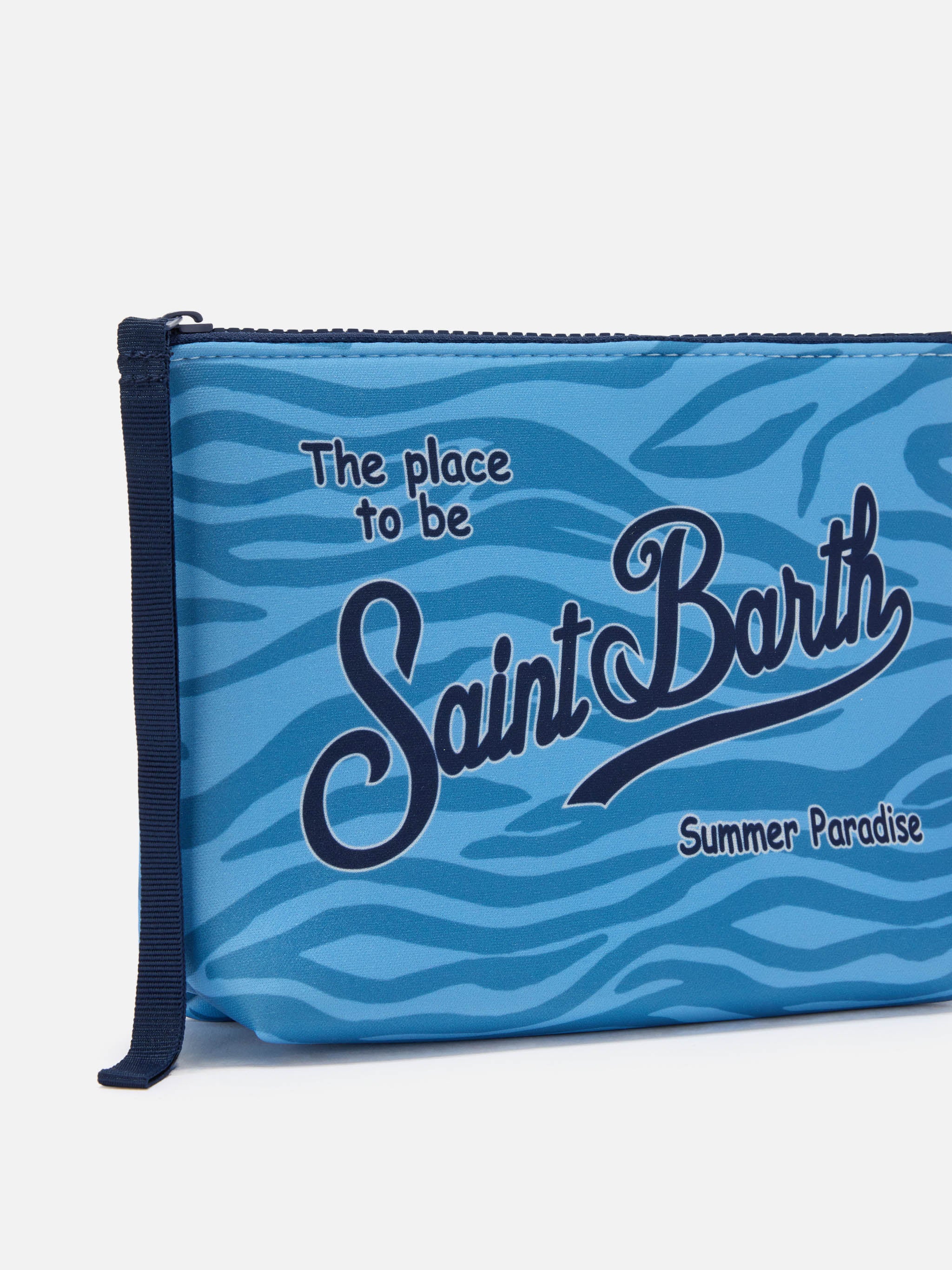 mc2-saint-barth-pochette-aline-in-scuba-stampa-zebrata-azzurra image 2