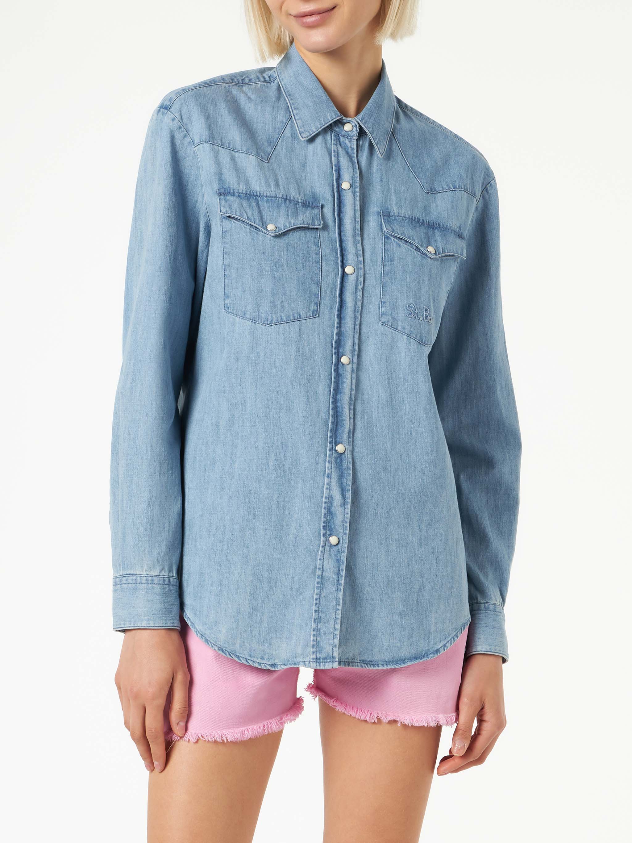 mc2-saint-barth-camicia-amaya-tex-in-denim-azzurro image 1
