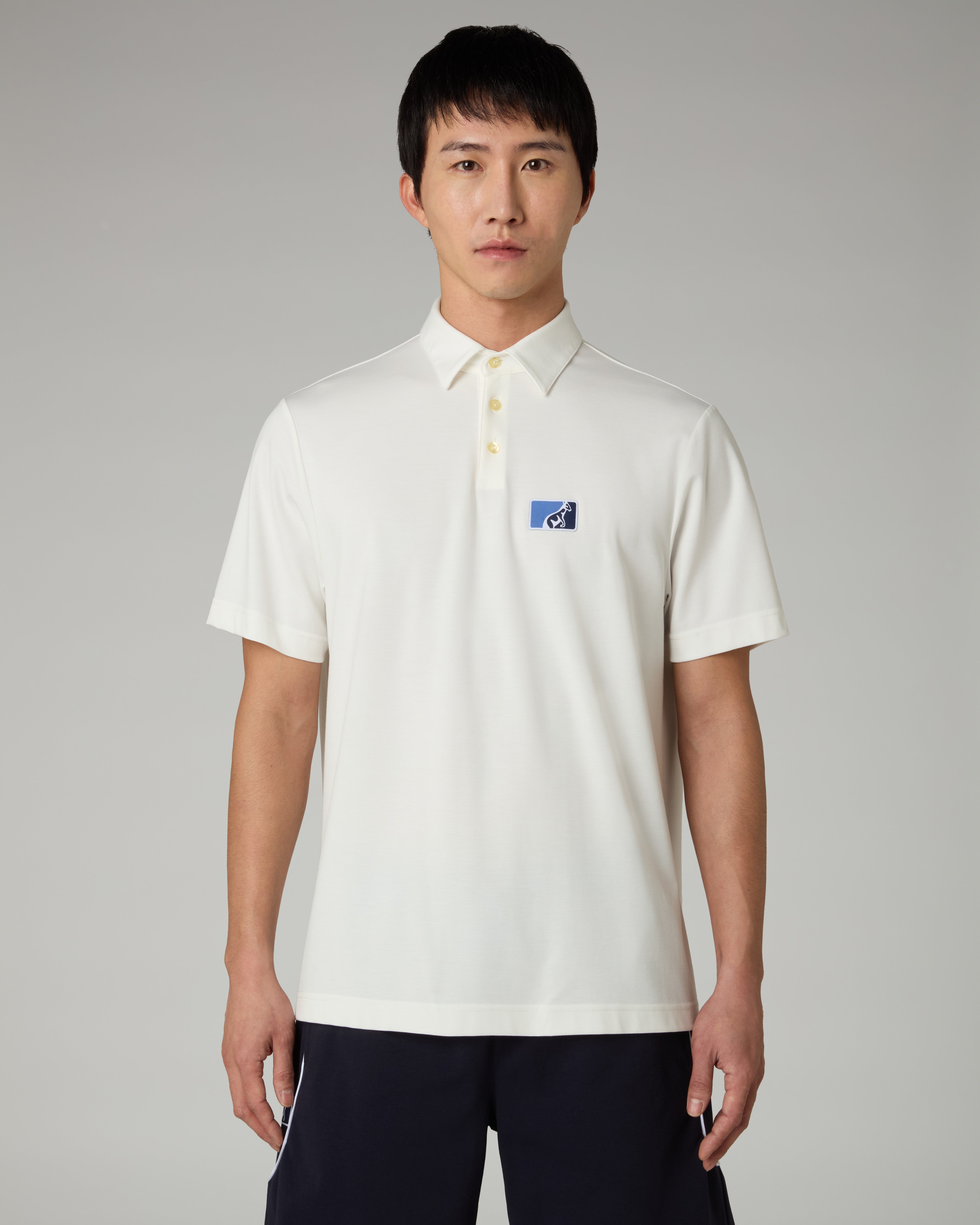 australian-flow-polo-shirt-league-polo-interlock-latte image 1