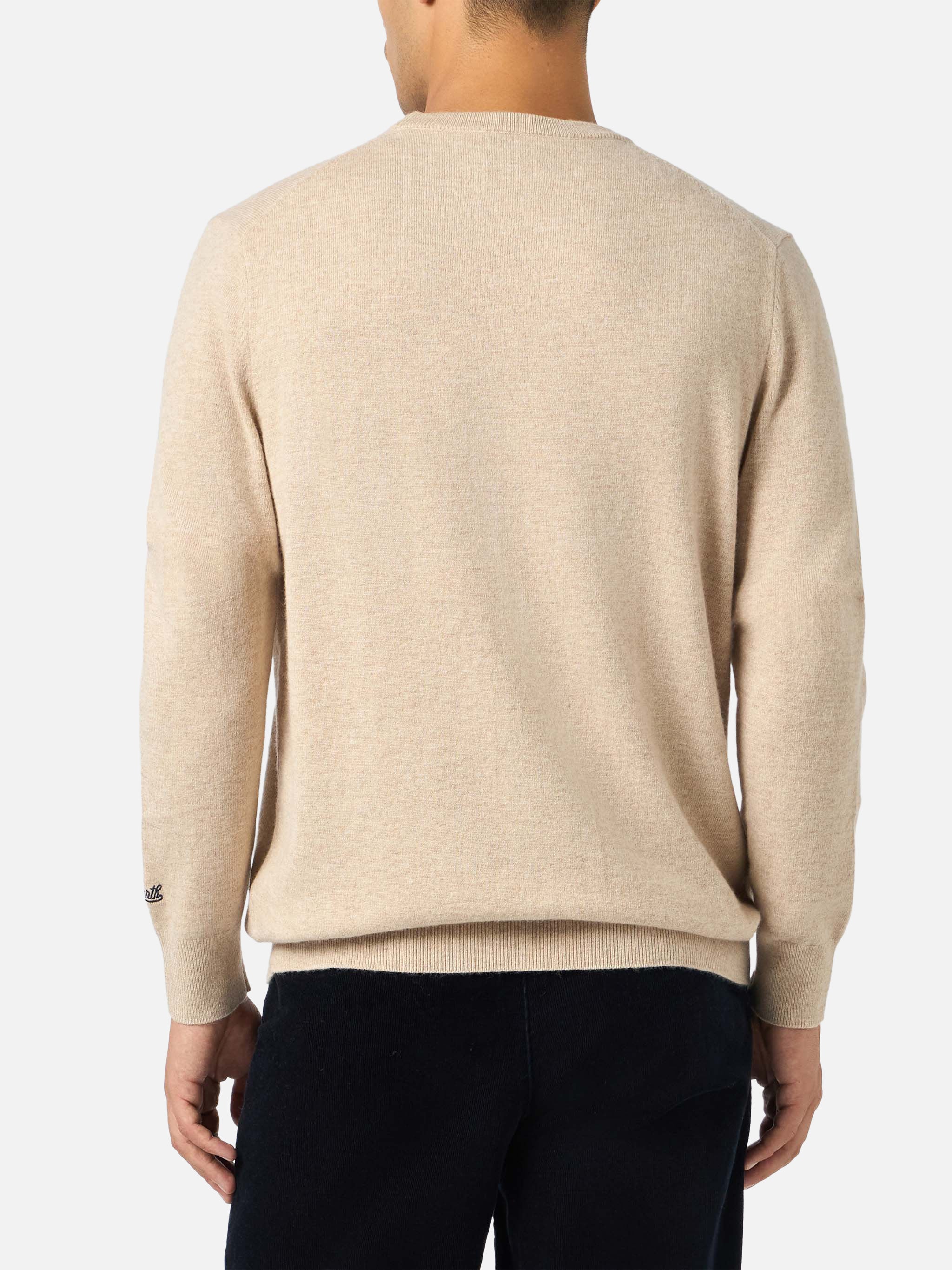 mc2-saint-barth-heron-light-girocollo-uomo-beige-ricamo-via-della-spiga-vacanze- image 3