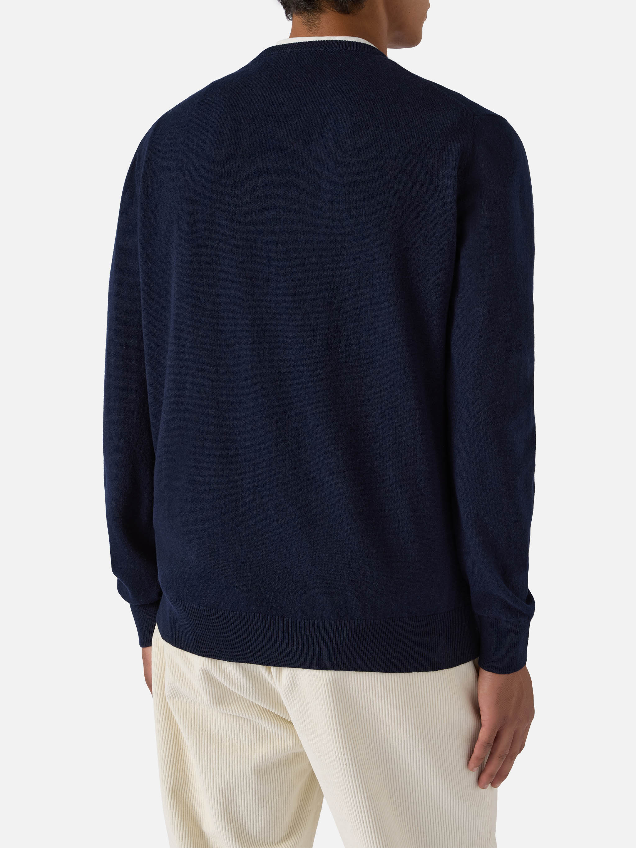 mc2-saint-barth-maglione-regent-uomo-in-lana-merino-e-cashmere-blu-notte image 3