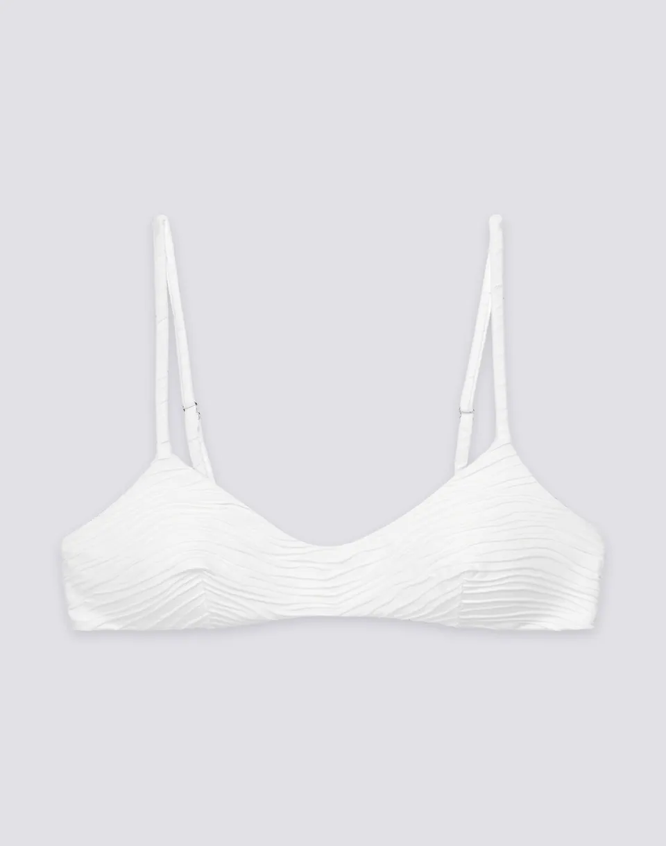 sundek-elodie-bikini-top-bralette-jacquard-effetto-wave-donna image 1