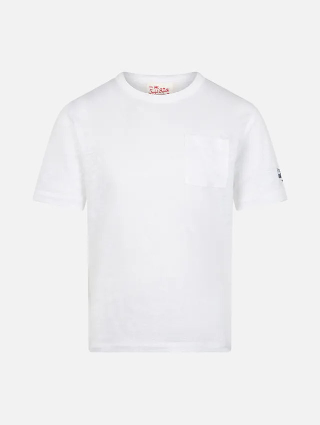 mc2-saint-barth-t-shirt-bambino-alex-lino-bianco-sporco image 1