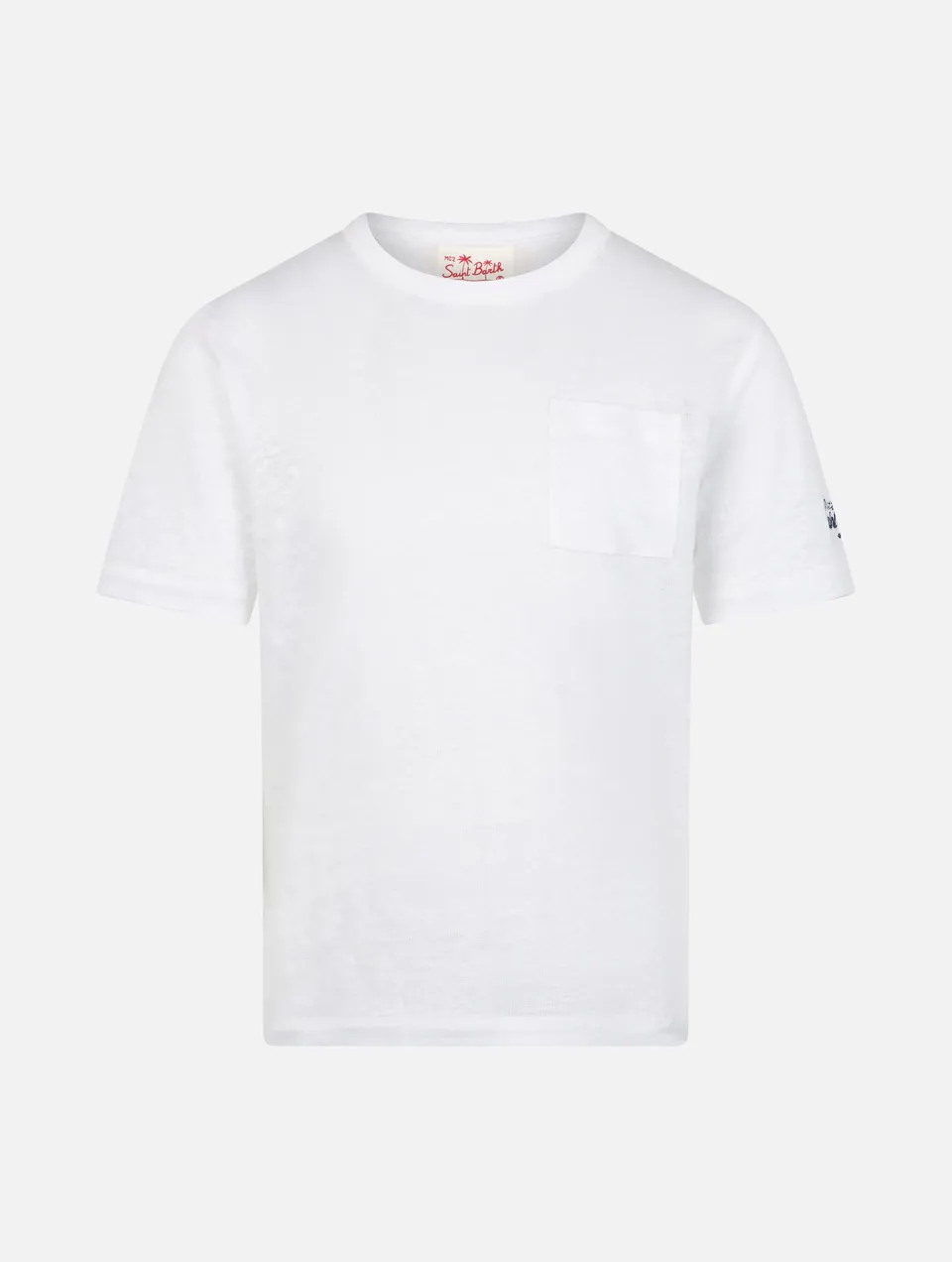 mc2-saint-barth-t-shirt-bambino-alex-lino-bianco-sporco image 1