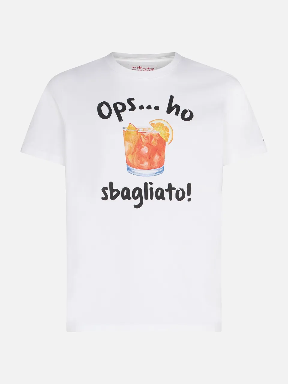 mc2-saint-barth-t-shirt-uomo-cotone-bianca-stampa-sbagliato image 1