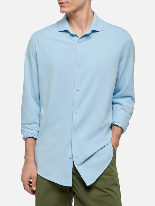 mc2-saint-barth-amalfi-camicia-uomo-in-jersey-azzurro image 1