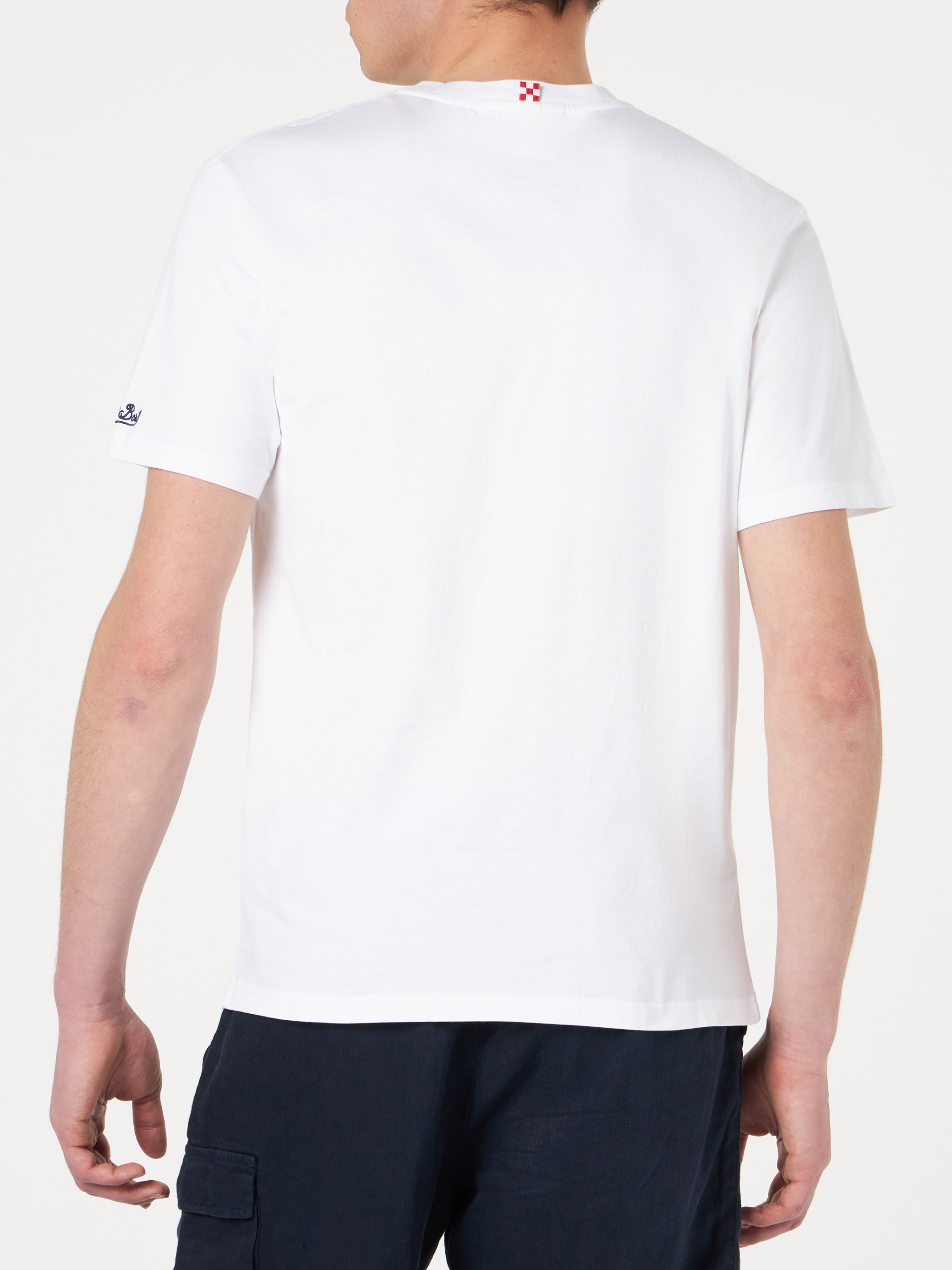 mc2-saint-barth-t-shirt-uomo-aperol-spritz-venice-special-edition-bianca image 4
