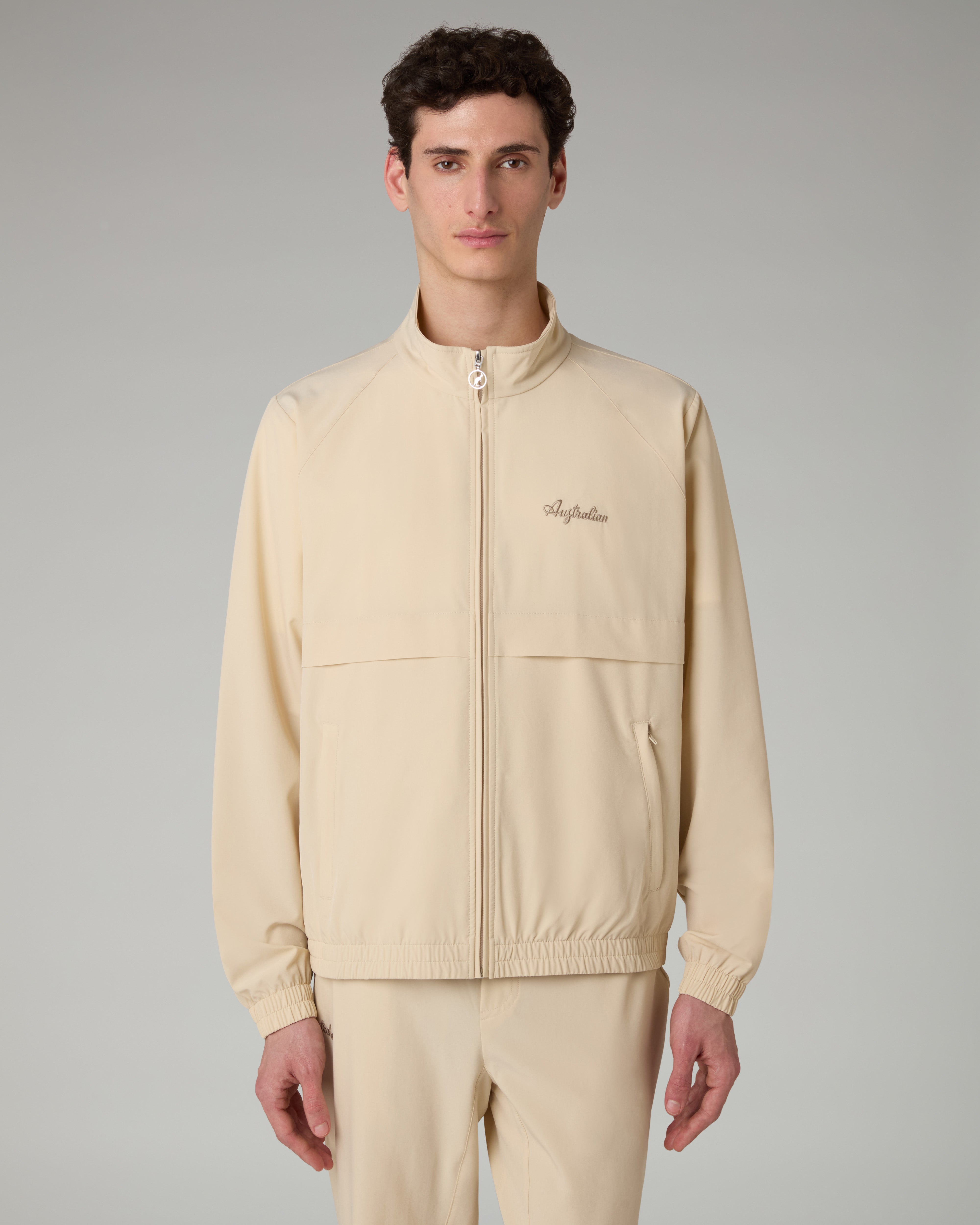 australian-doric-track-jacket-giacca-slam-bi-elastica-sabbia image 1