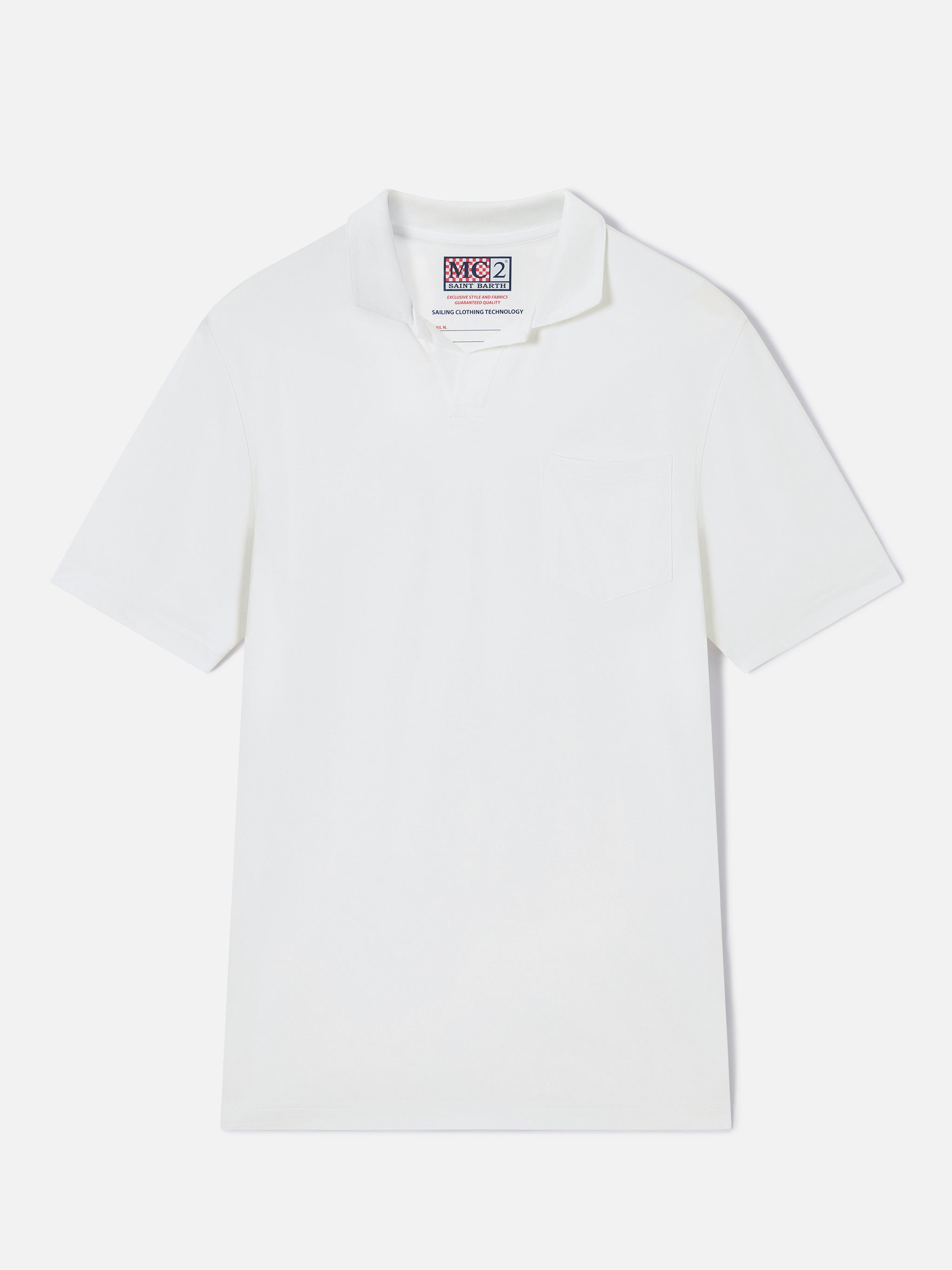 mc2-saint-barth-camber-polo-in-piqu-tecnico-elasticizzato-panna-tinta-unita-vest image 5