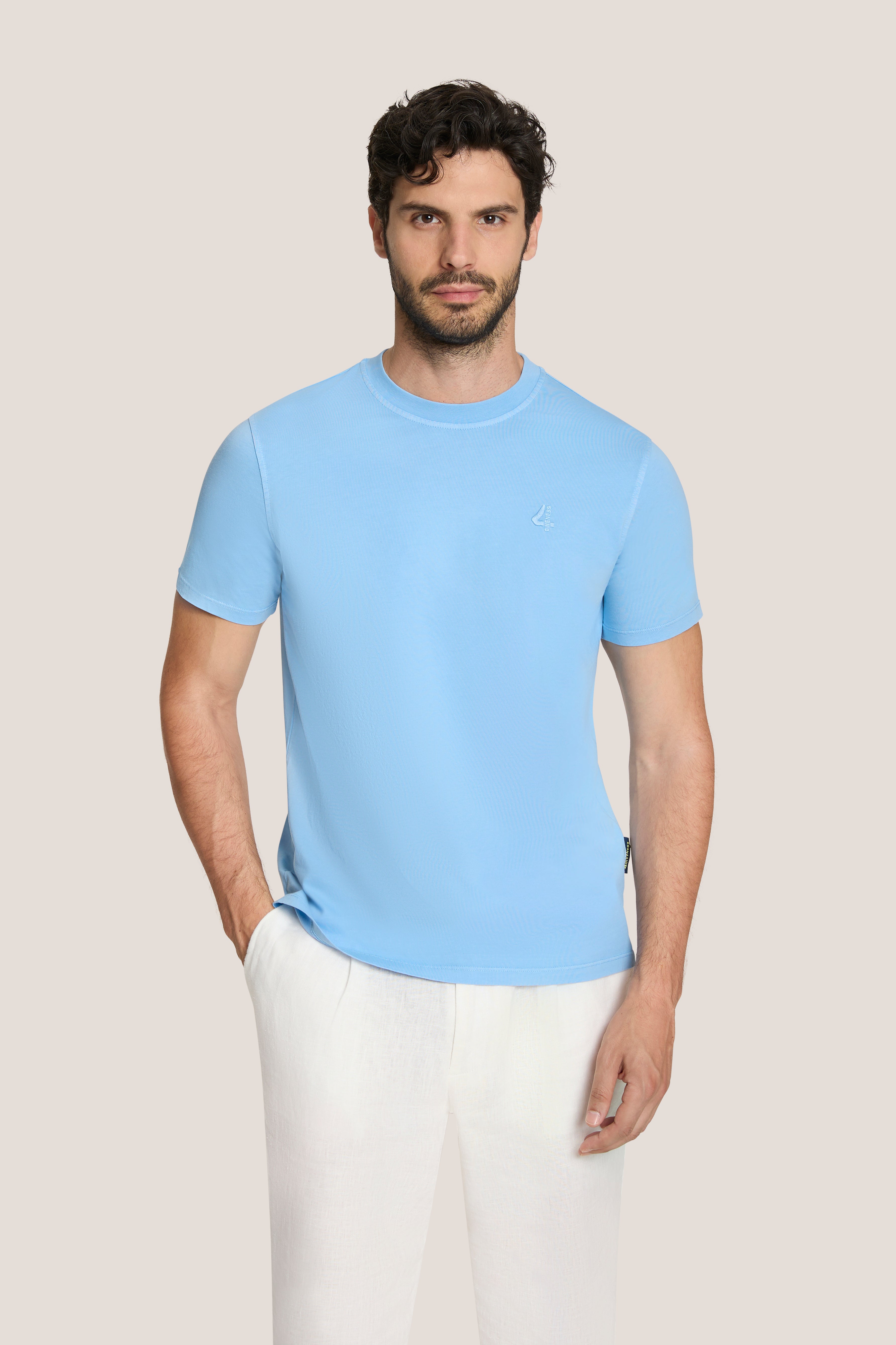 4giveness-old-basic-color-t-shirt-uomo-tinta-unita image 5