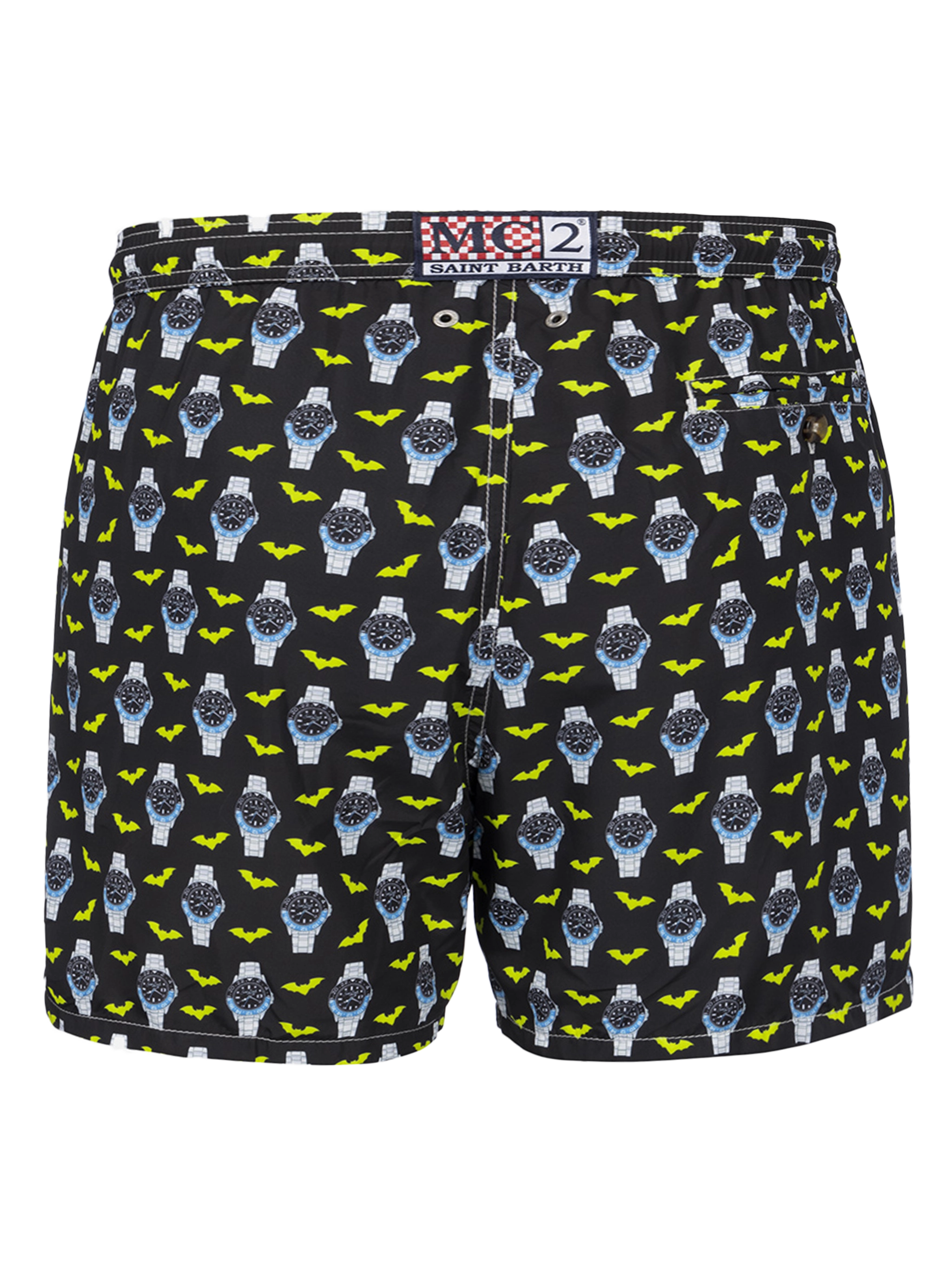 costume-da-bagno-uomo-mc2-saint-barth-lighting-micro-orologi-nero image 2