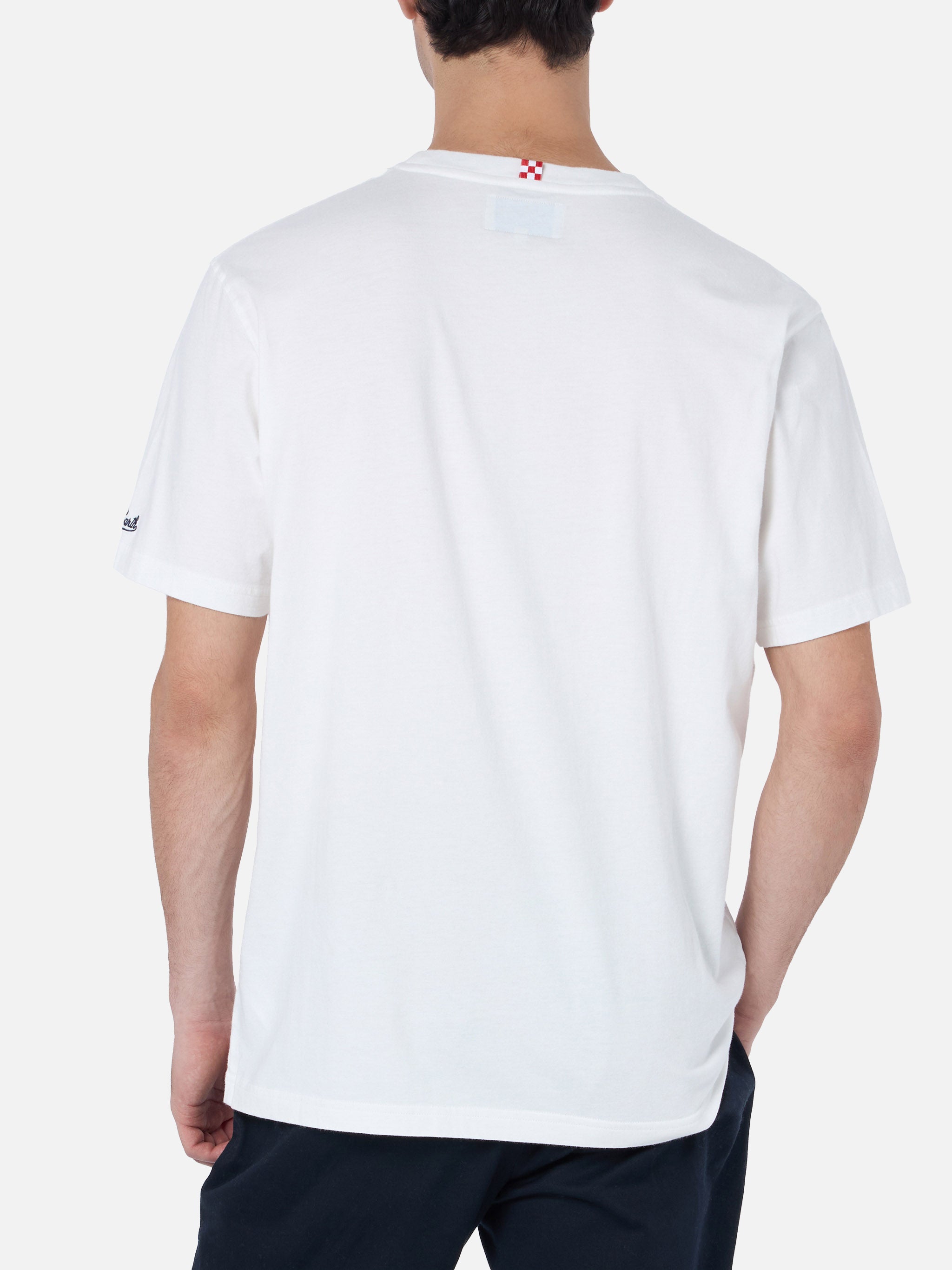 mc2-saint-barth-arnott-t-shirt-da-uomo-in-cotone-pesante-bianca-con-ricamo-you-k image 4