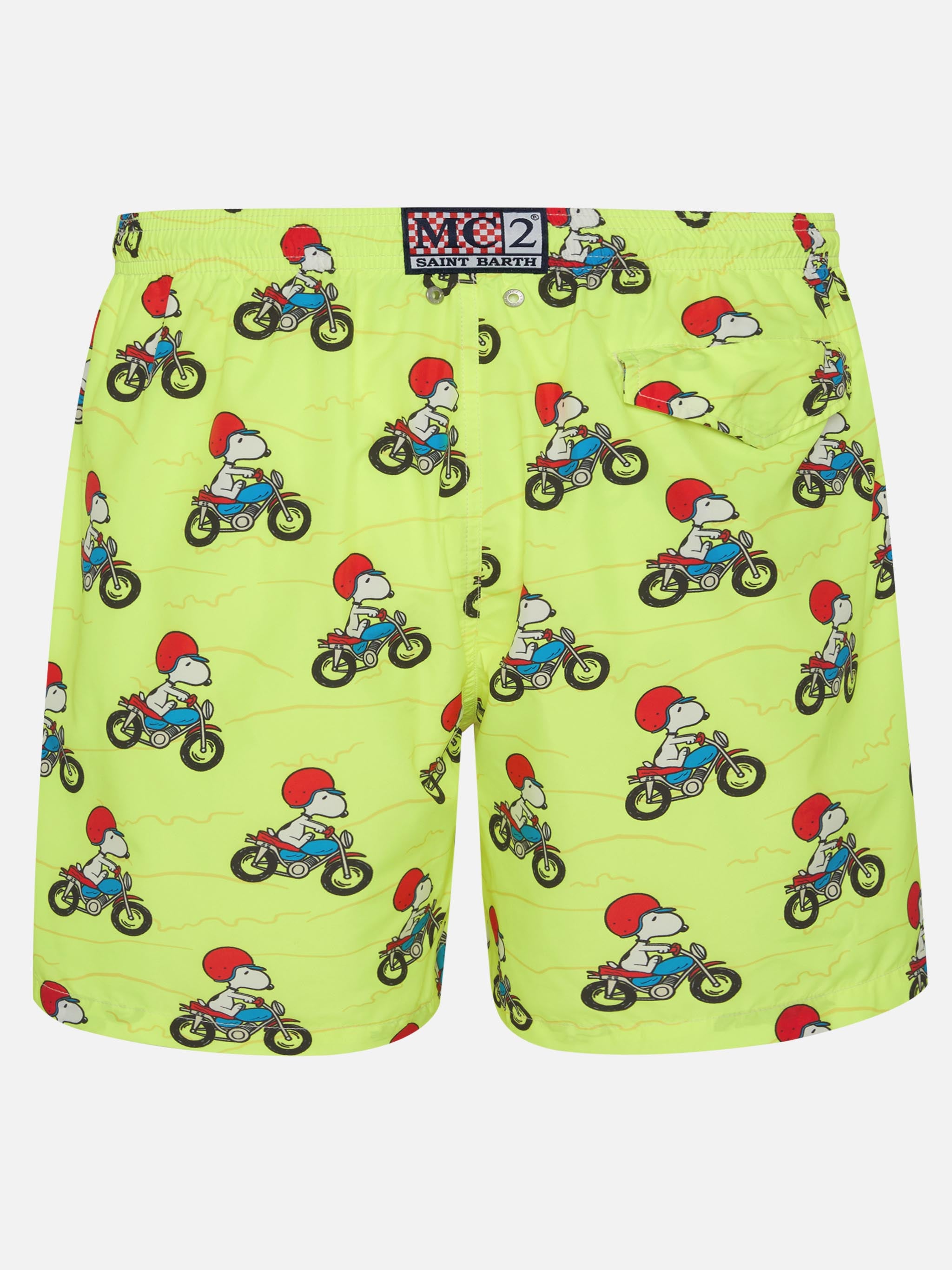 mc2-saint-barth-lighting-costume-mare-uomo-snoopy-rider-giallo-special-edition-p image 2
