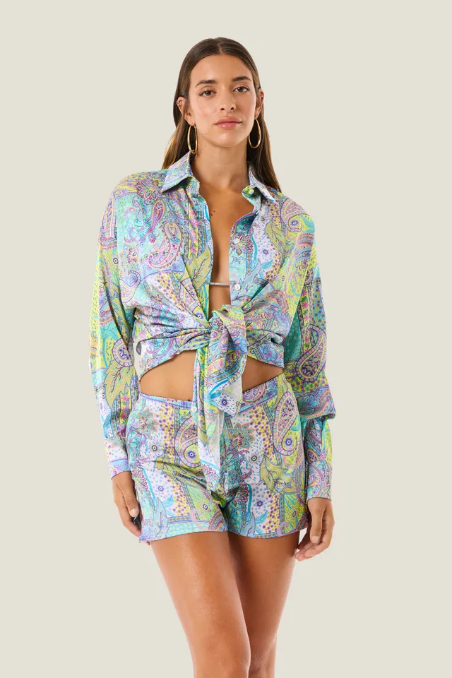 4giveness-camicia-crop-cachemire-pastel-cover-up-donna image 1