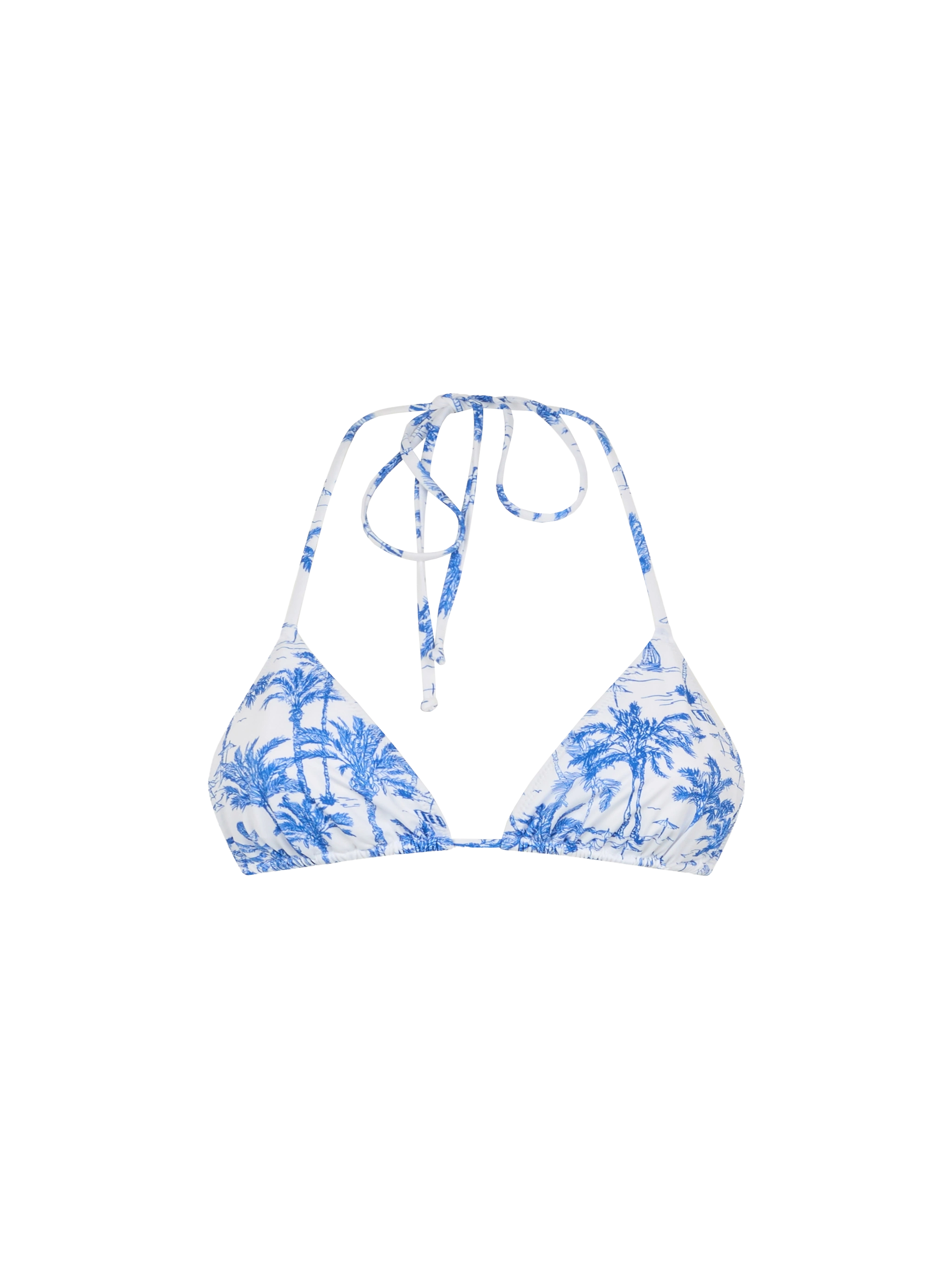 top-bikini-mc2-saint-barth-leah-triangolo-con-stampa-toile-de-jouy image 1
