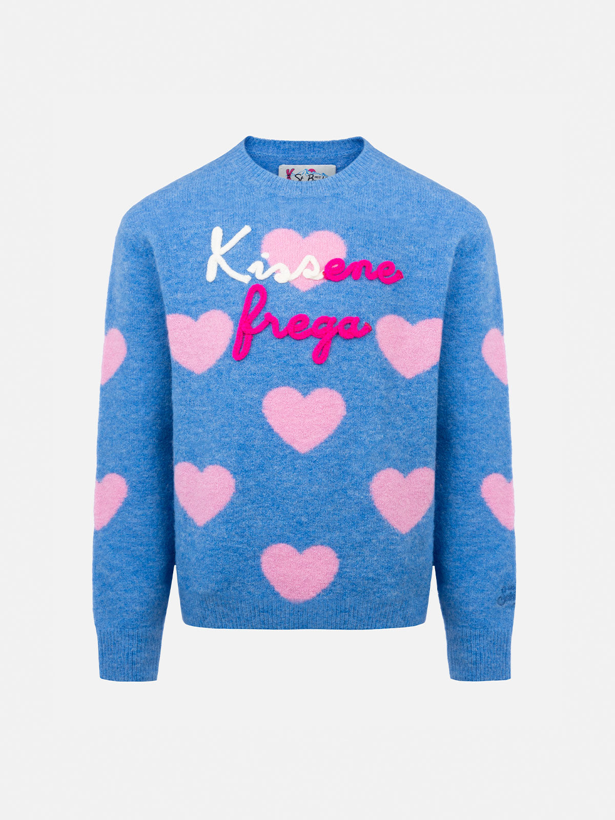 mc2-saint-barth-princess-prc0005-maglione-girocollo-bambina-azzurro-chiaro-kisse image 1