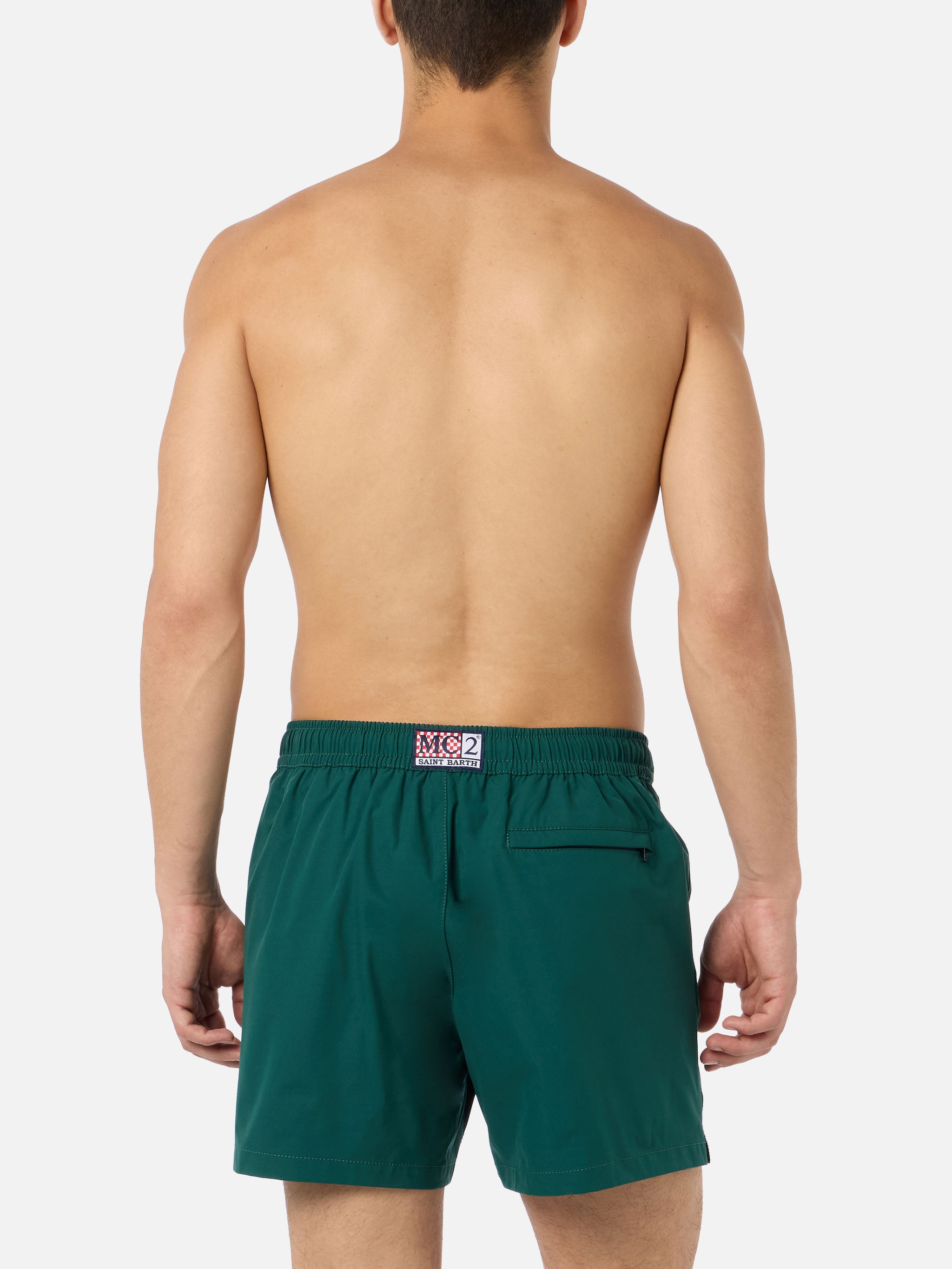 mc2-saint-barth-costume-master-uomo-boxer-mare-verde-british-tinta-unita image 4
