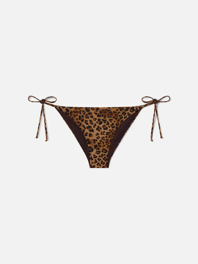 mc2-saint-barth-virgo-slip-mare-donna-leopardato-nero-marrone image 1