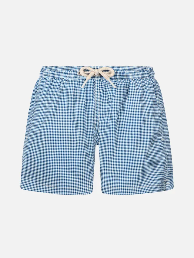 mc2-saint-barth-comfort-light-jr-costume-bambino-vichy-blu image 1