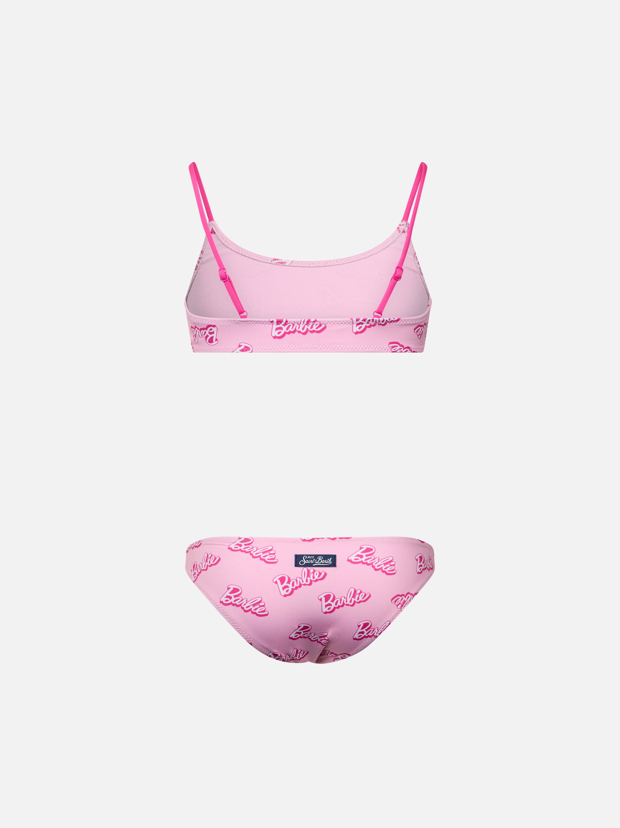 mc2-saint-barth-jaiden-bikini-bralette-bambina-barbie-special-edition-logo-fucsi image 2