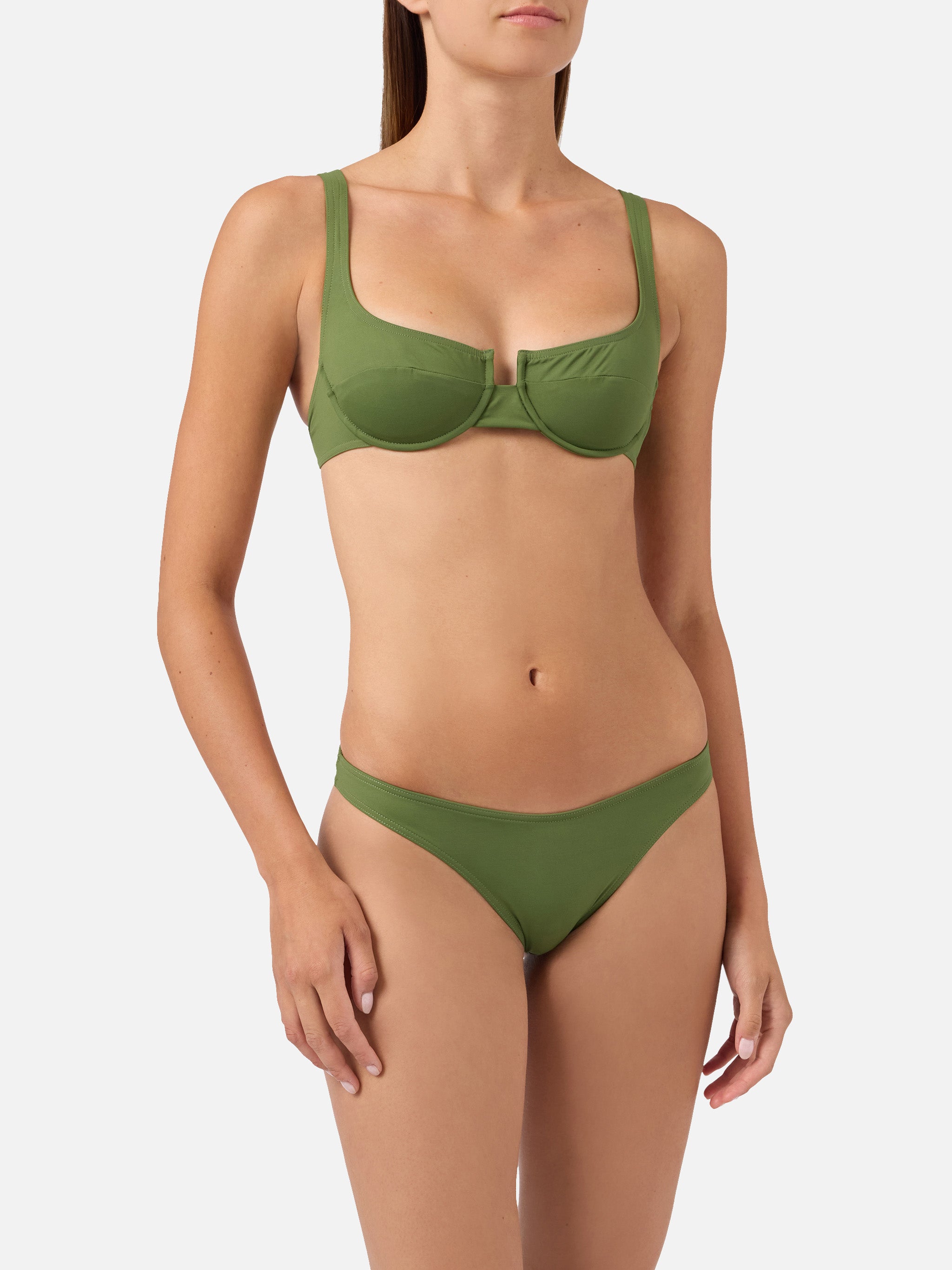 mc2-saint-barth-bikini-amira-naomi-balconette-verde-militare-tinta-unita image 2