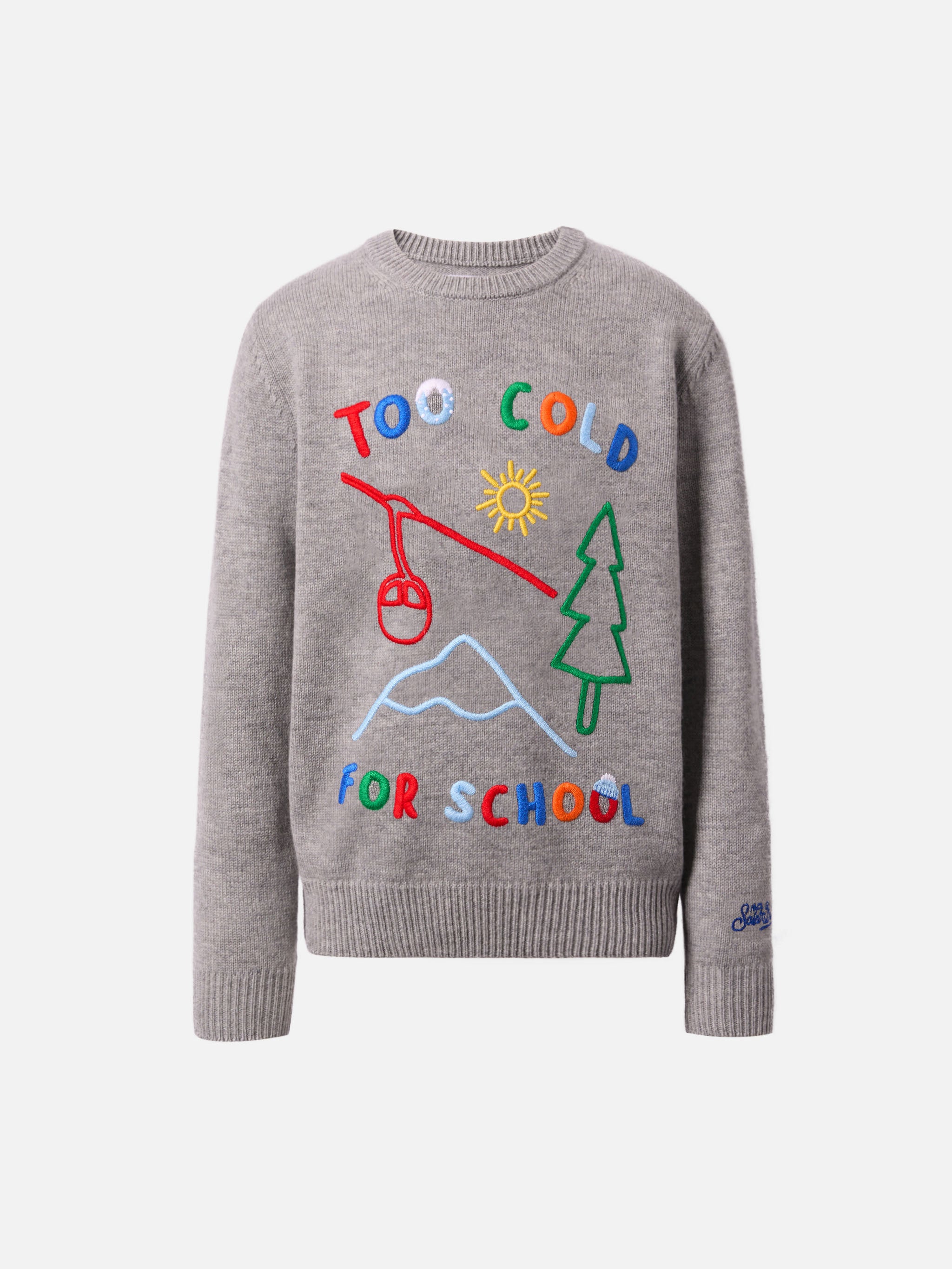 mc2-saint-barth-douglas-dou0001-maglione-bambino-grigio-misto-cashmere-too-cold- image 1